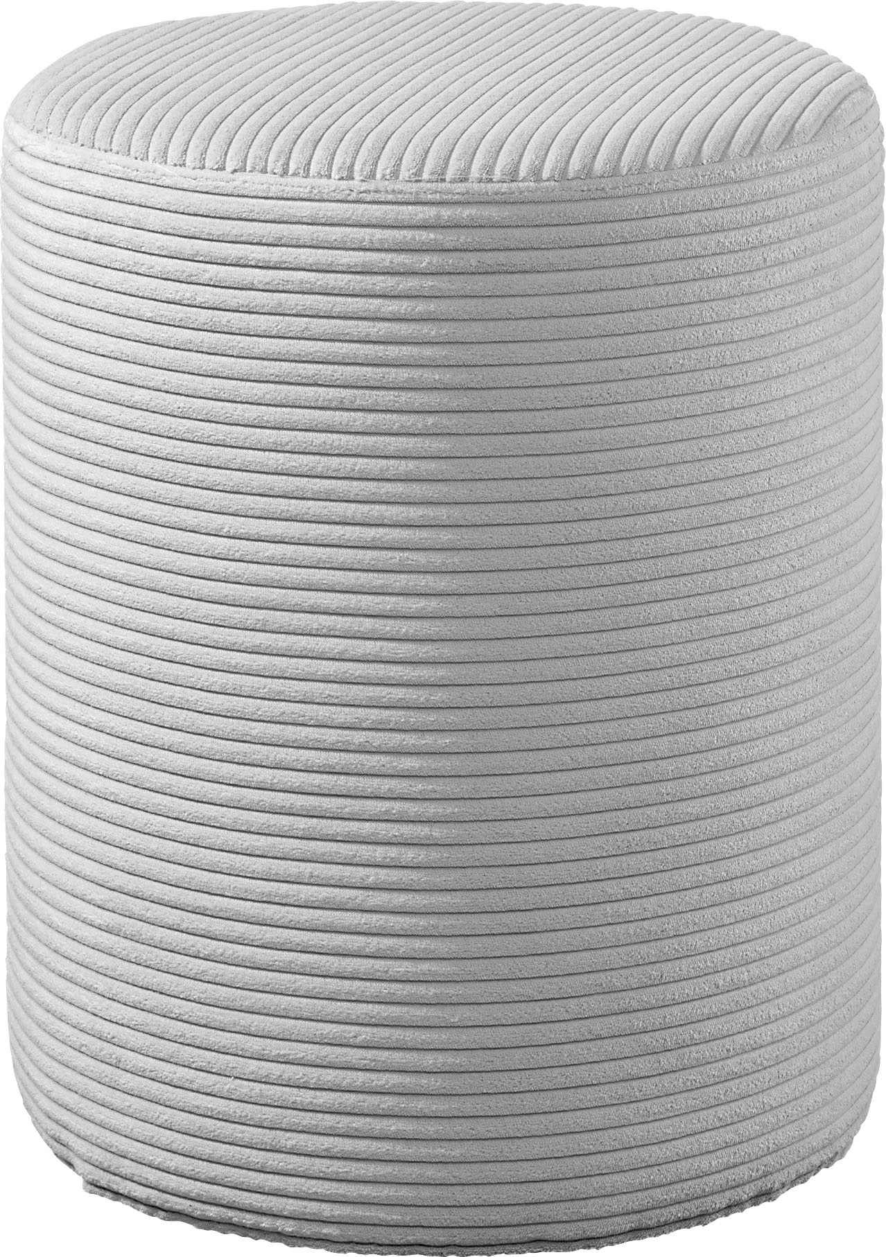 Maintal Polsterhocker "Hügeldorf" Hocker rund aus Cord-Bezug günstig online kaufen