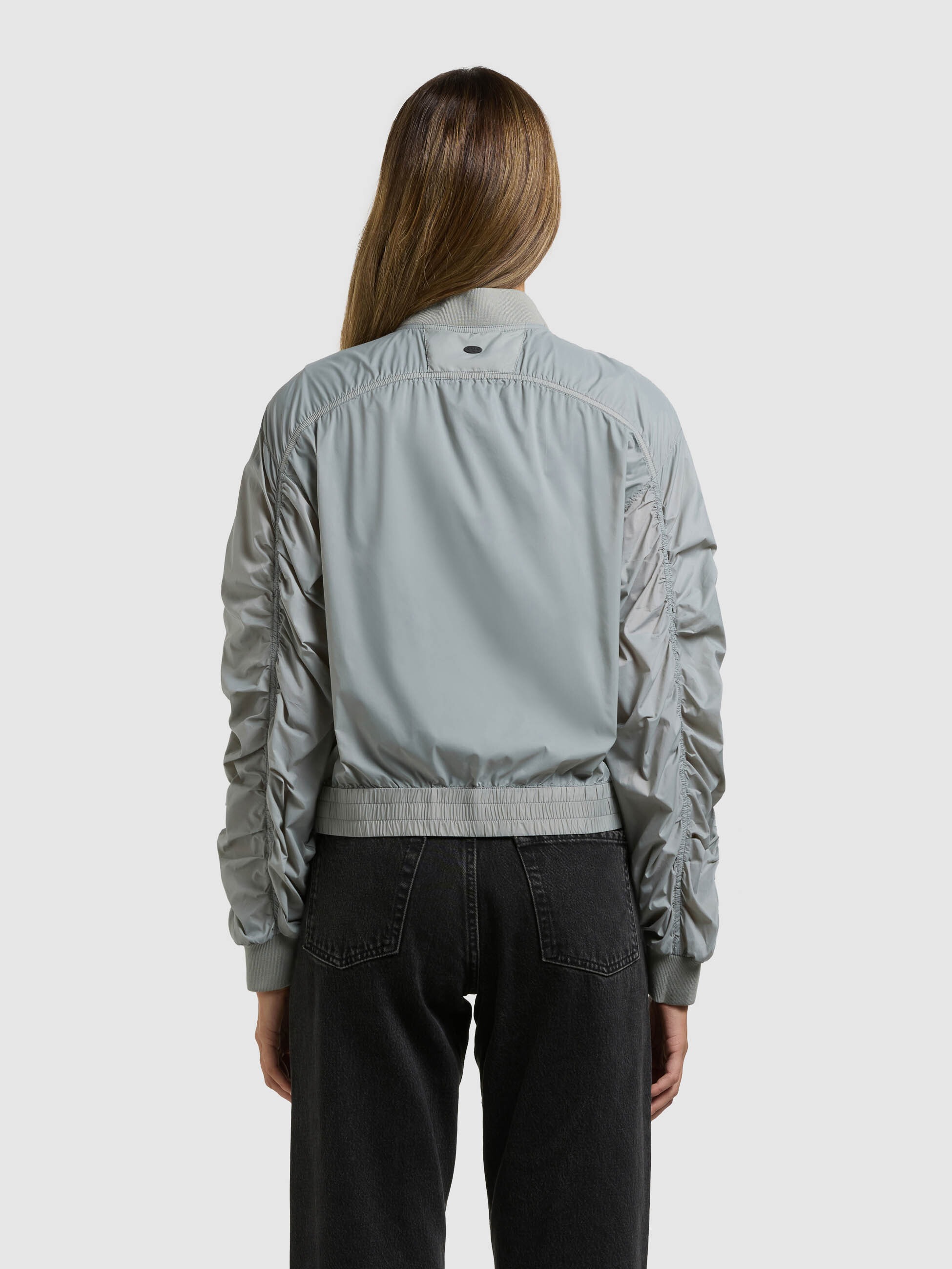 Blouson KHUJO "TUVAY", Damen, Gr. XL, cloud grün, Web, 100% Nylon, unifarben, regular fit, eingesetzt Rippbündchen, Jacken Blouson 3