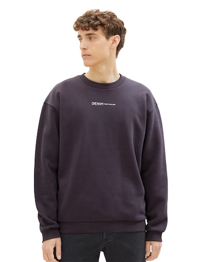 TOM TAILOR Denim Sweatshirt, mit Logofrontprint günstig online kaufen