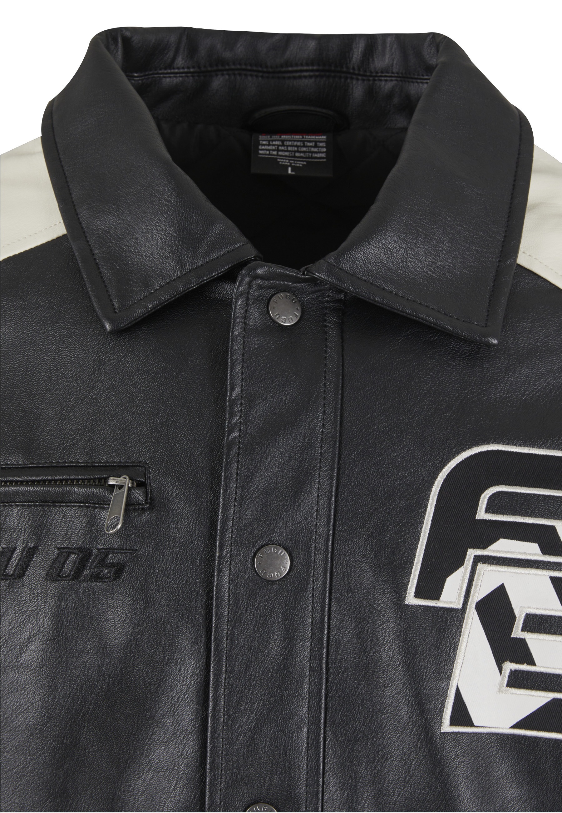 Fubu Collegejacke »Fubu FM243-001-1 Fubu Corporate Jacket« 1 Stk. tlg. ohne Kapuze