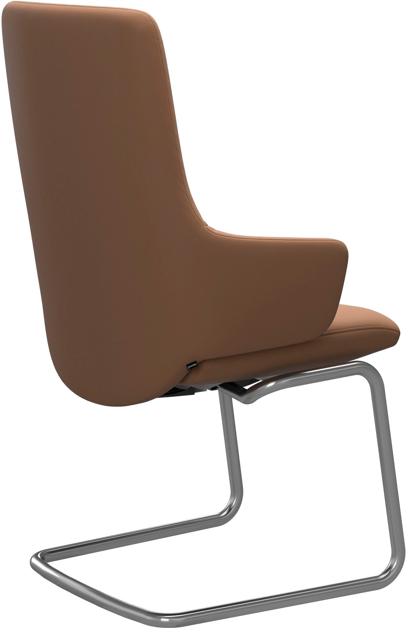 Stressless® Polsterstuhl »Laurel«, Leder BATICK, High Back mit Armlehne, Größe L, mit Beinen aus Stahl in Chrom matt