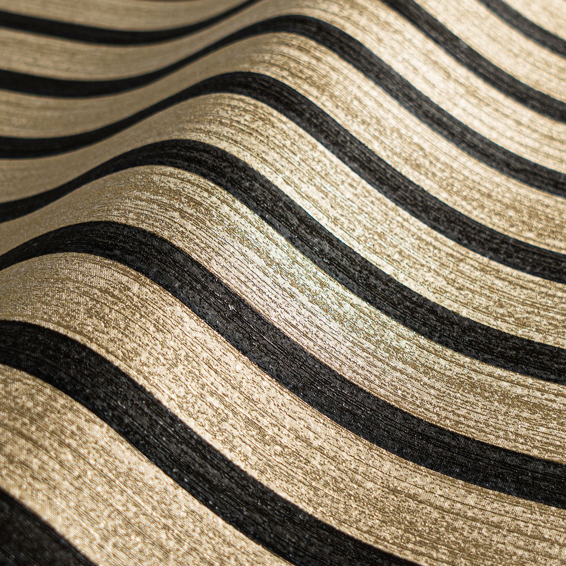 A.S. Création Vliestapete »50 Jahre AS Holzpaneele Tapete Holzoptik mit Metallic-Effekt 3D«, leicht glänzend, Vliestapete Wandpaneele für Schlafzimmer Küche Wohnzimmer Holzpaneele