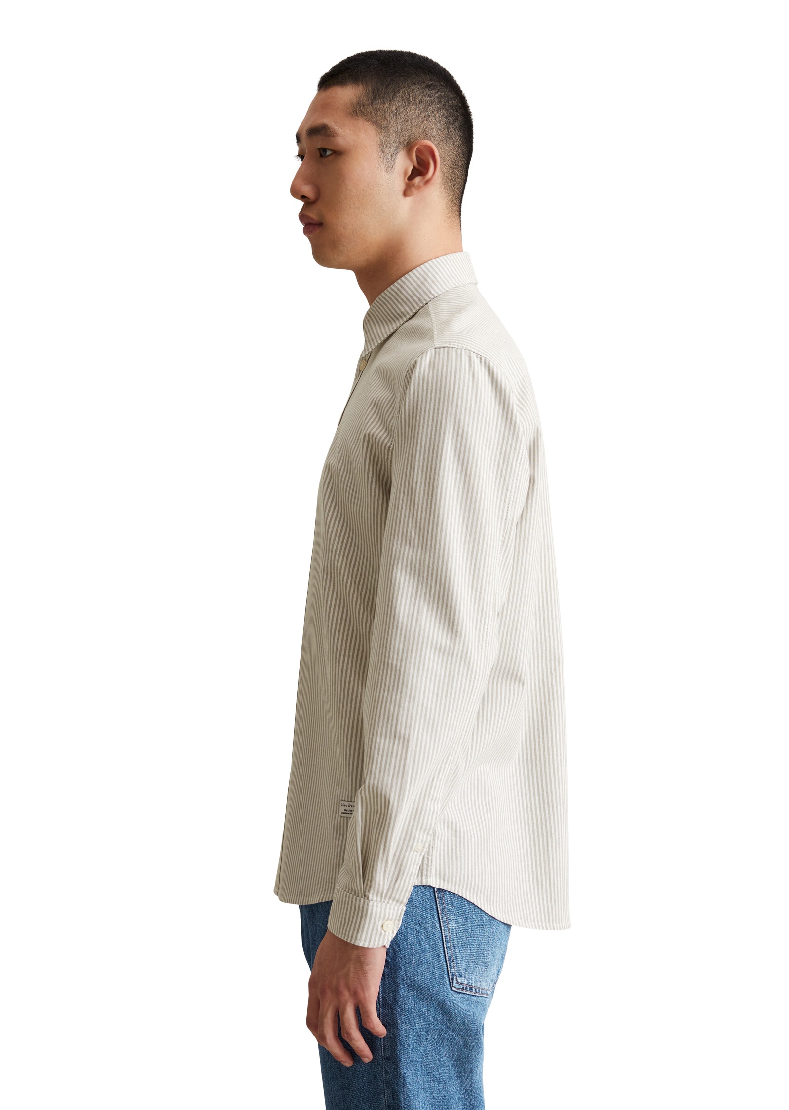 Marc O'Polo DENIM Langarmhemd »aus reiner Bio-Baumwolle«