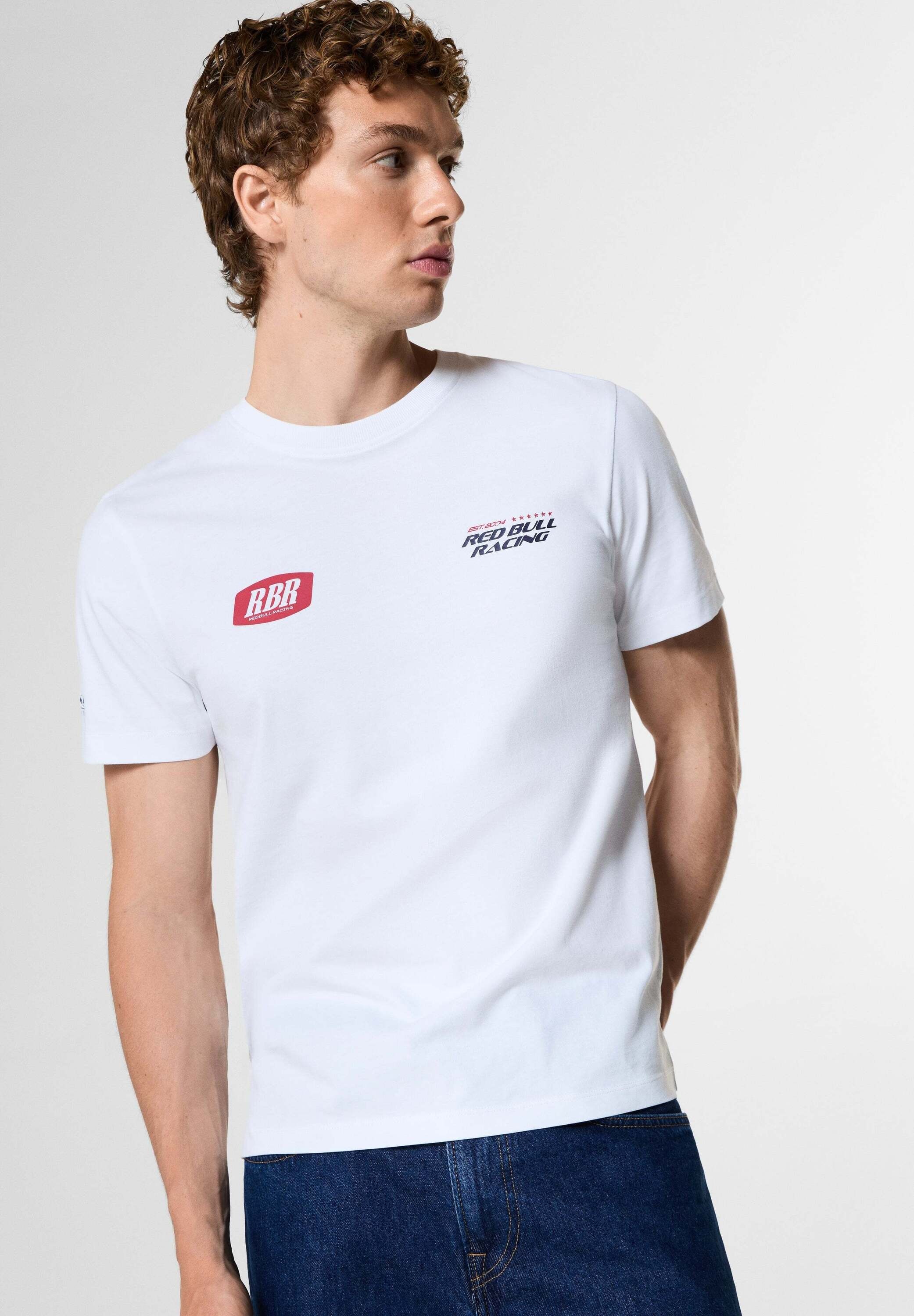 Red Bull Racing x Pepe Print-Shirt »bedrucktes T-Shirt BLOCK TEE«