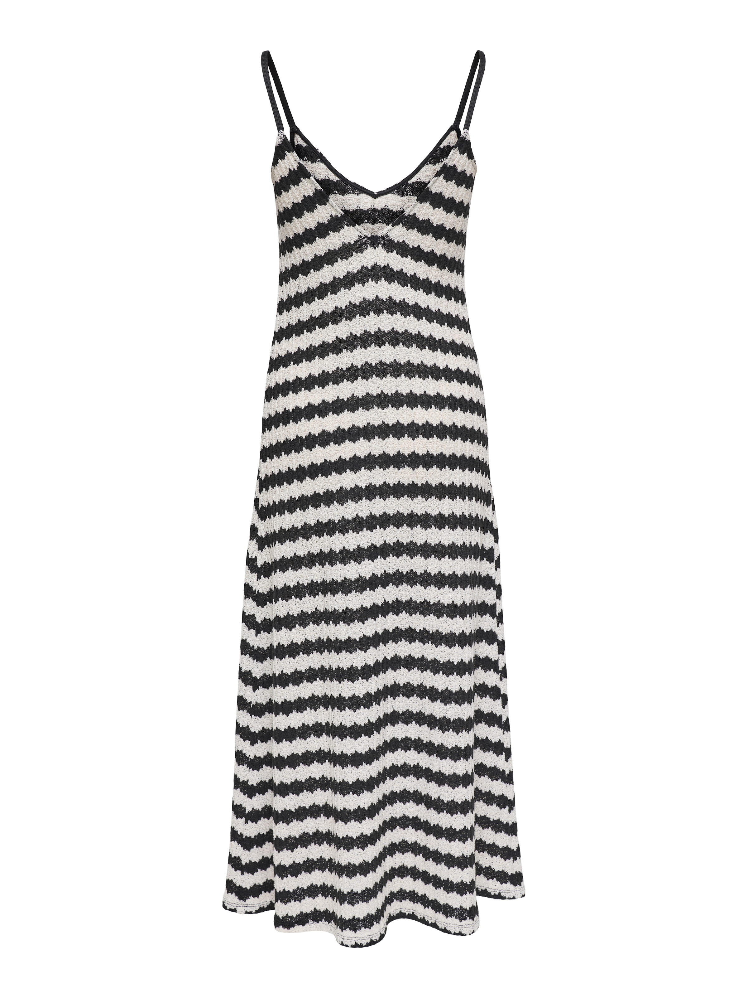 ONLY Trägerkleid »ONLEVARA S/L STRIPE DRESS JRS NOOS« Materialmix, regular fit