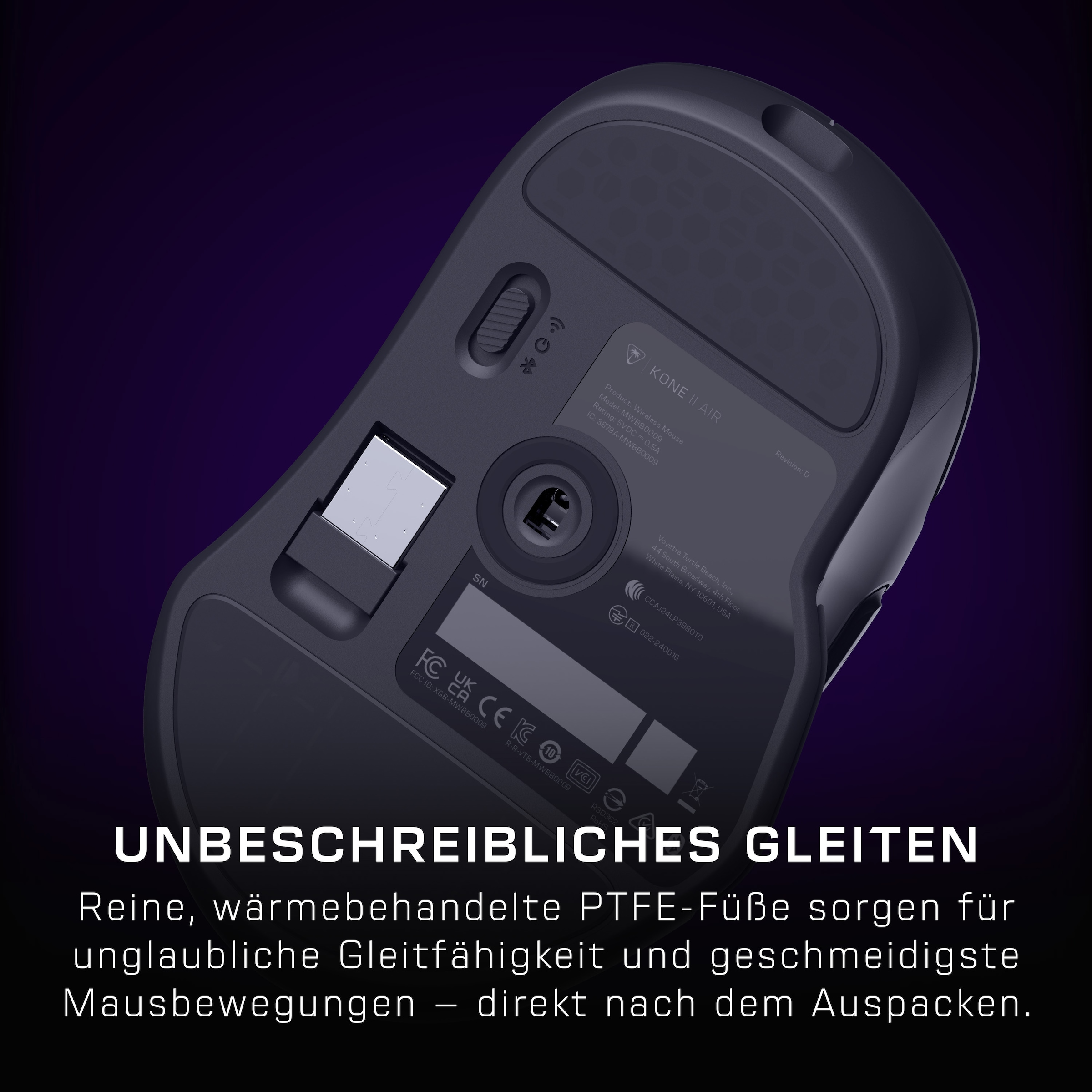 Turtle Beach Gaming-Maus »Kone II Air«, Bluetooth-Funk