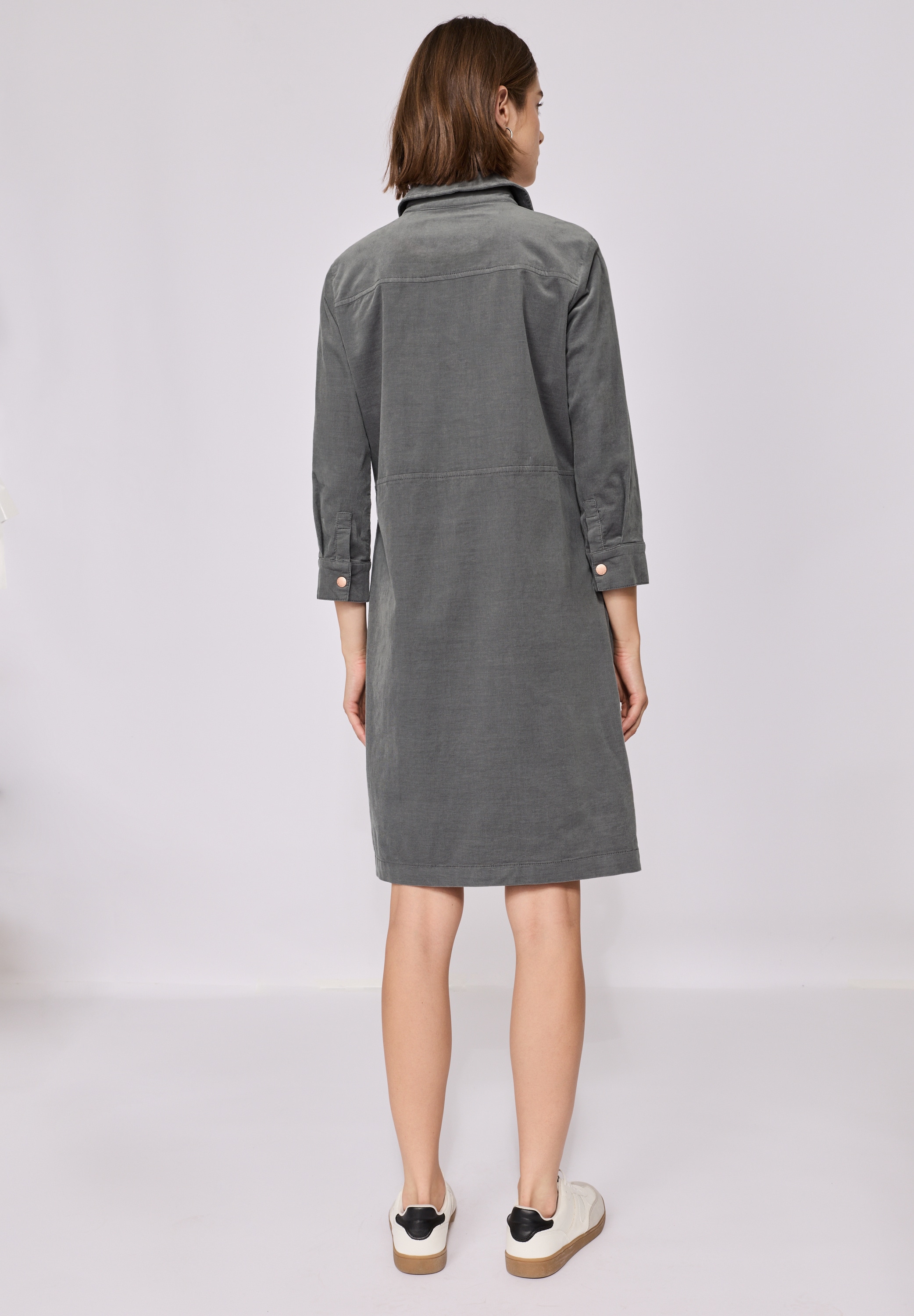 STREET ONE STUDIO Midikleid, mit Knopfleiste