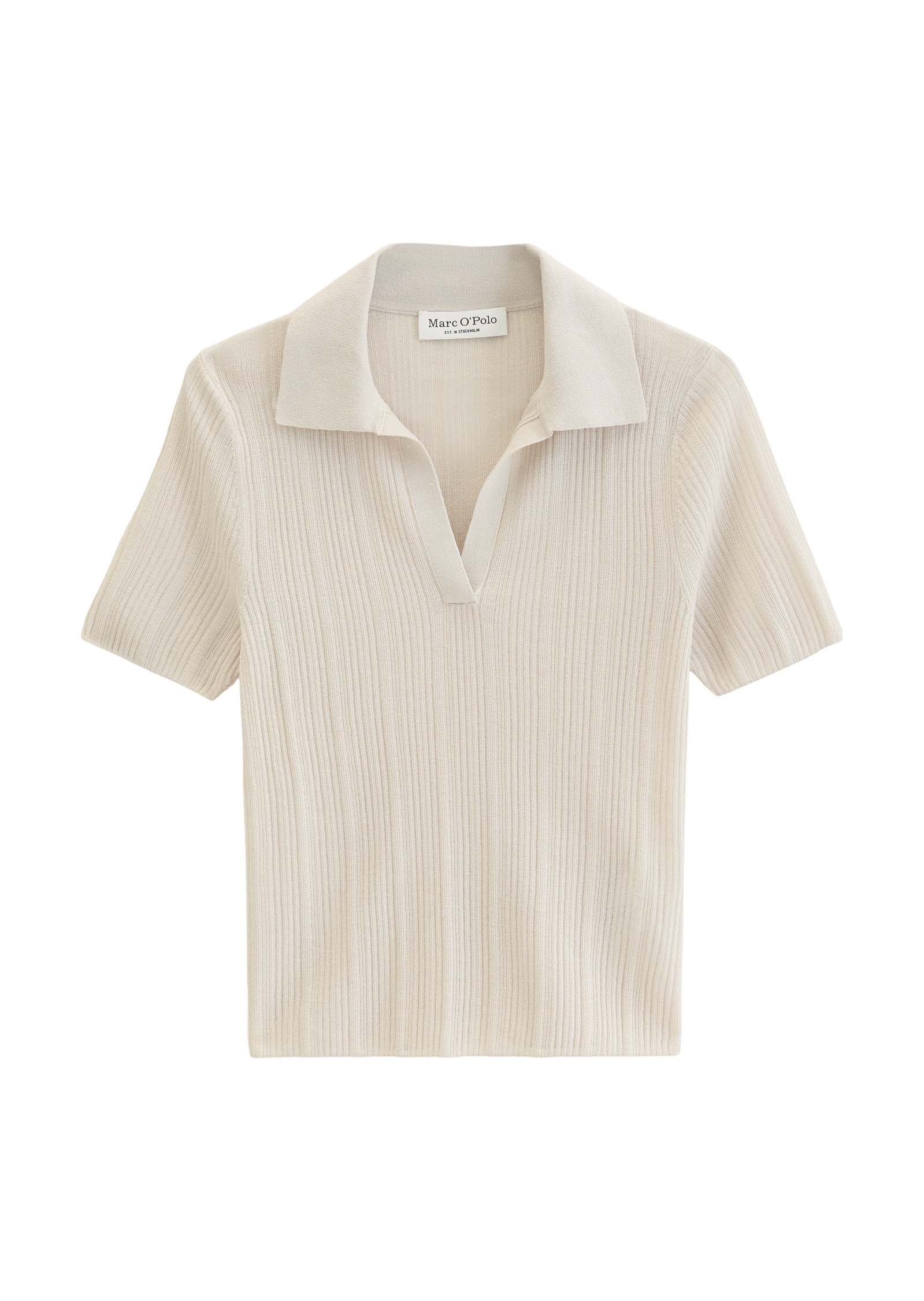 Marc O'Polo Polokragenpullover »aus edlem Viskose-Leinen-Mix«