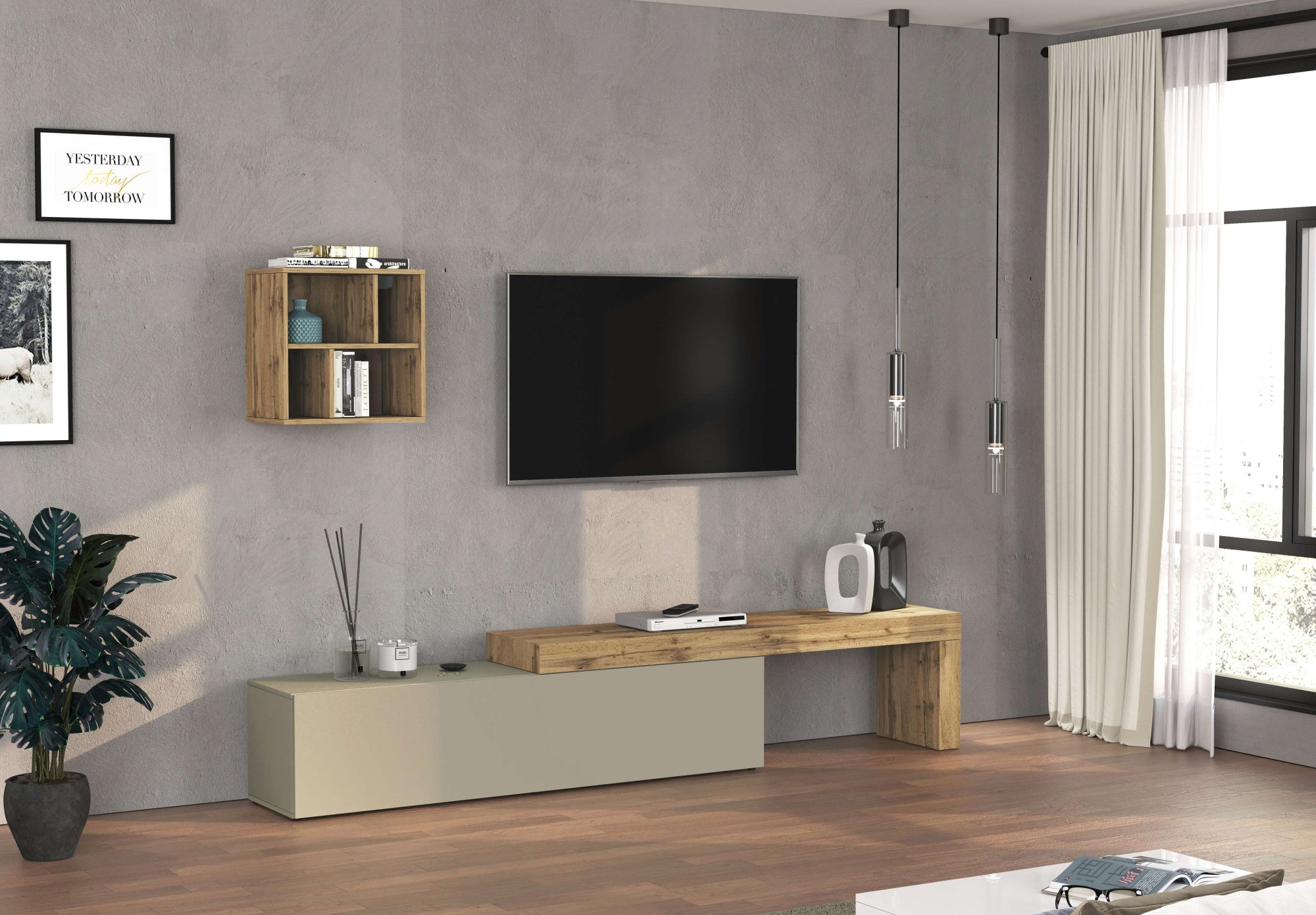 OTTO home TV-Wand "Chronos TV-Set, Wohnwand – Elemente frei platzierbar, Ma günstig online kaufen