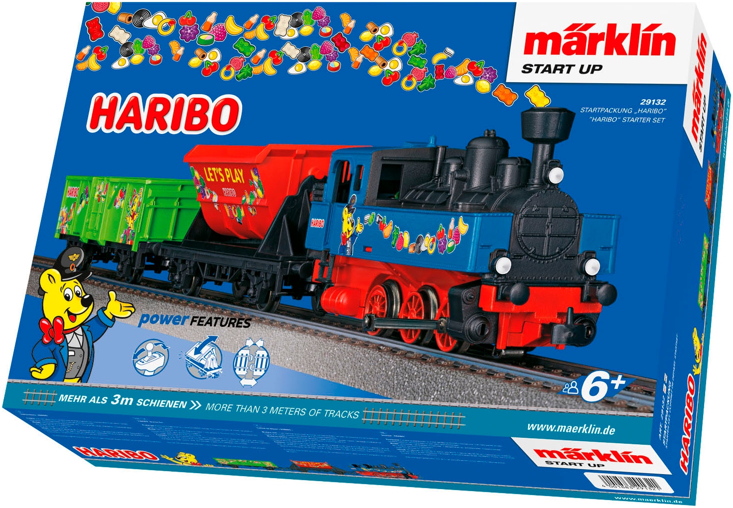 Modelleisenbahn-Set »Märklin Start up - Startpackung HARIBO - 29132«, (Set), Made in...