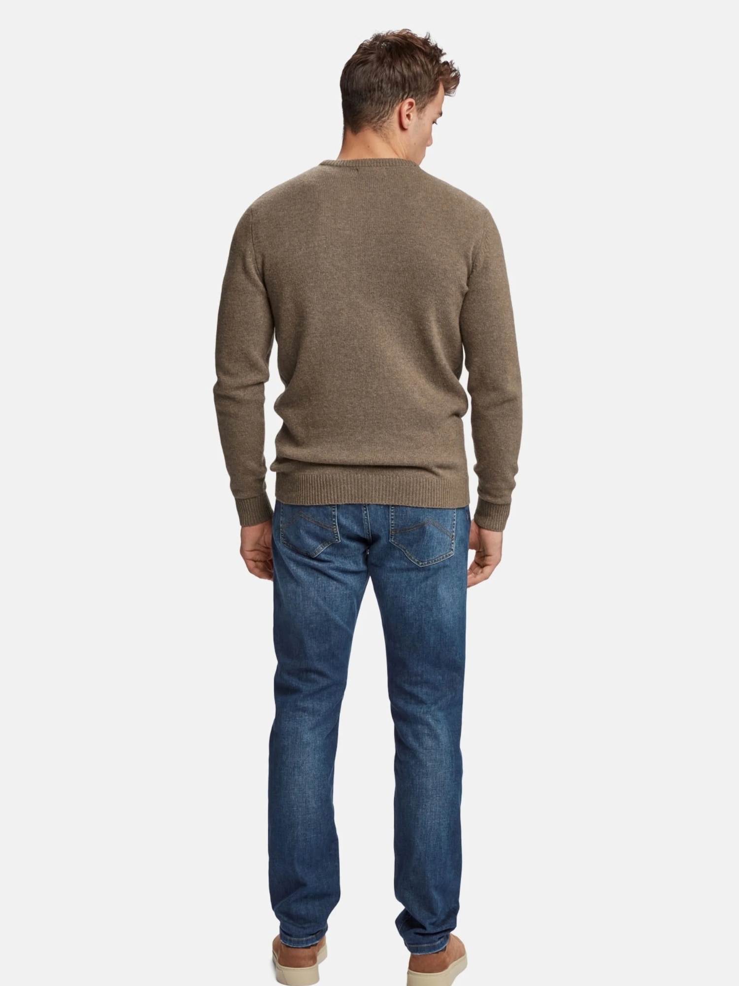 MCS Rundhalspullover »MCS Pullover Adrian«