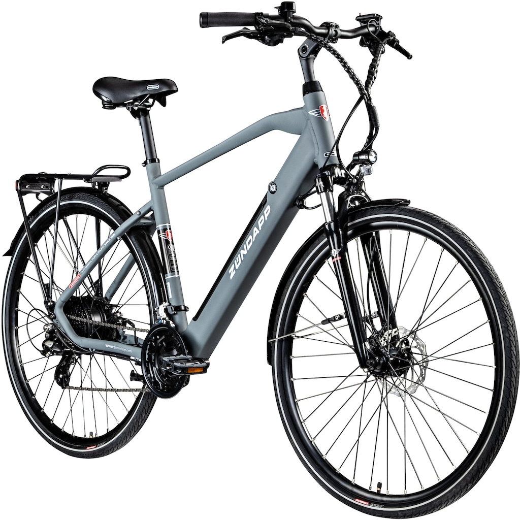 Zündapp E-Bike »Z810«, 24 Gang, Shimano, Altus RD-M310, Heckmotor 250 W