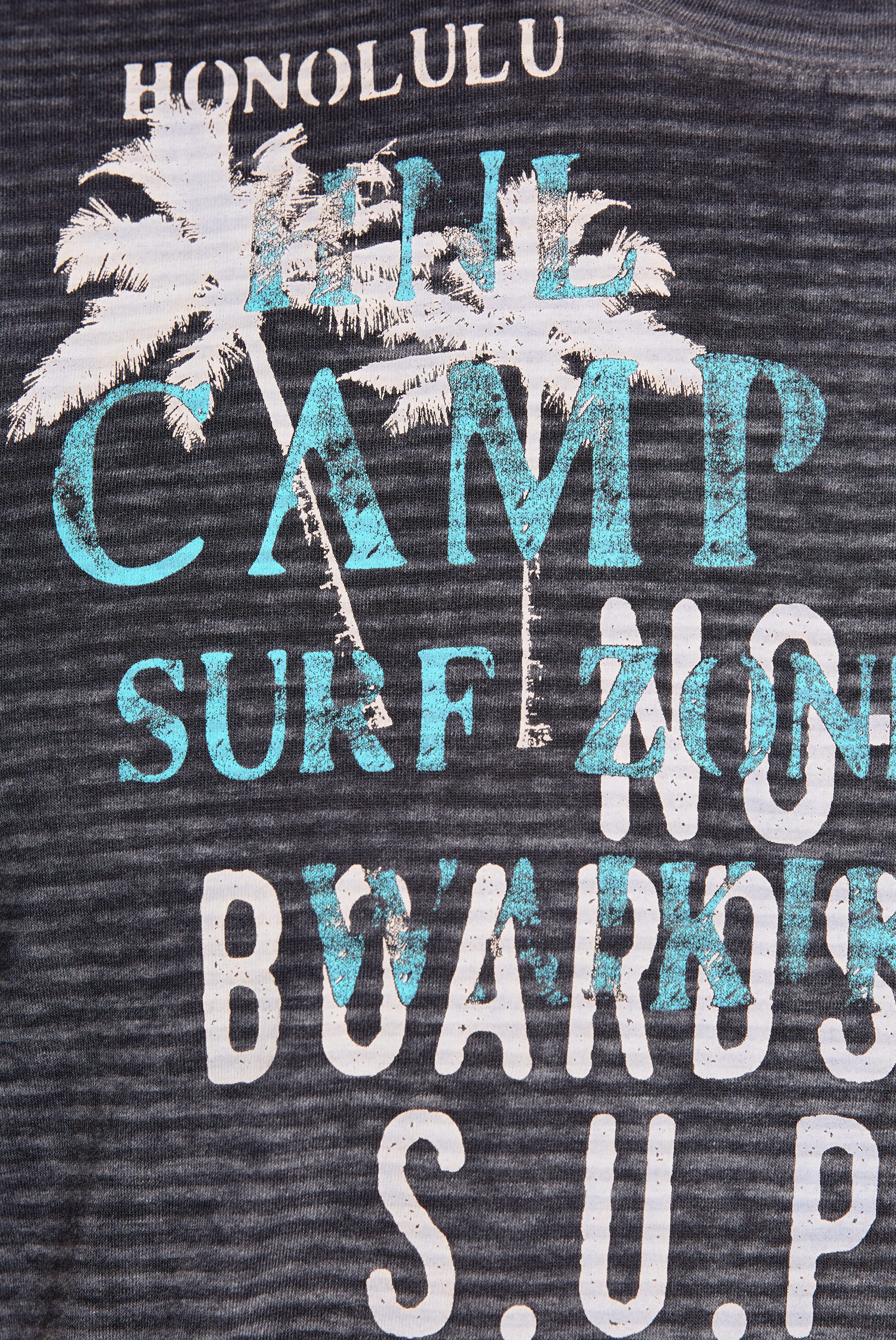 CAMP DAVID Rundhalsshirt, mit Ausbrenner-Effekten