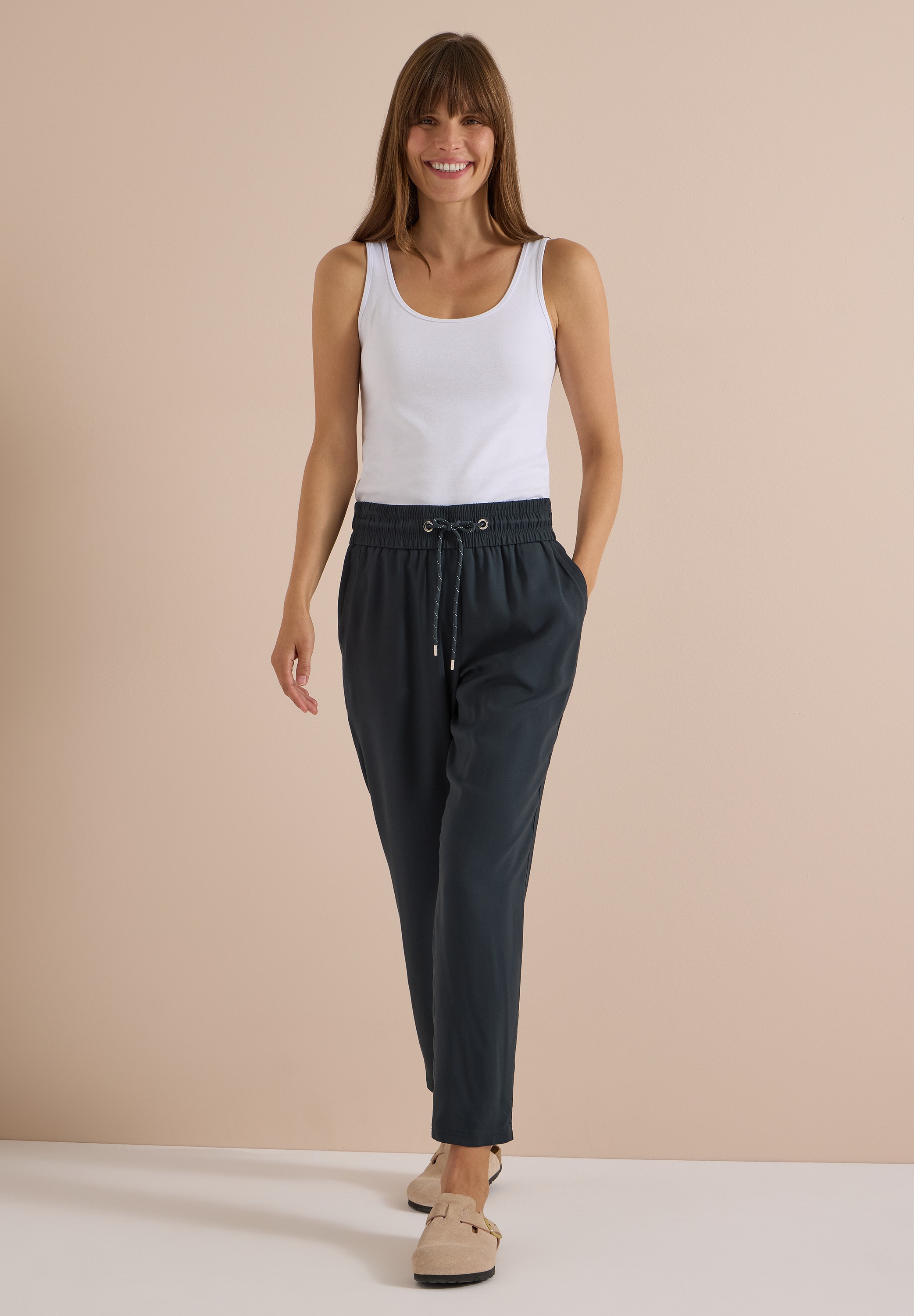 Cecil Stoffhose  im Loose Fit