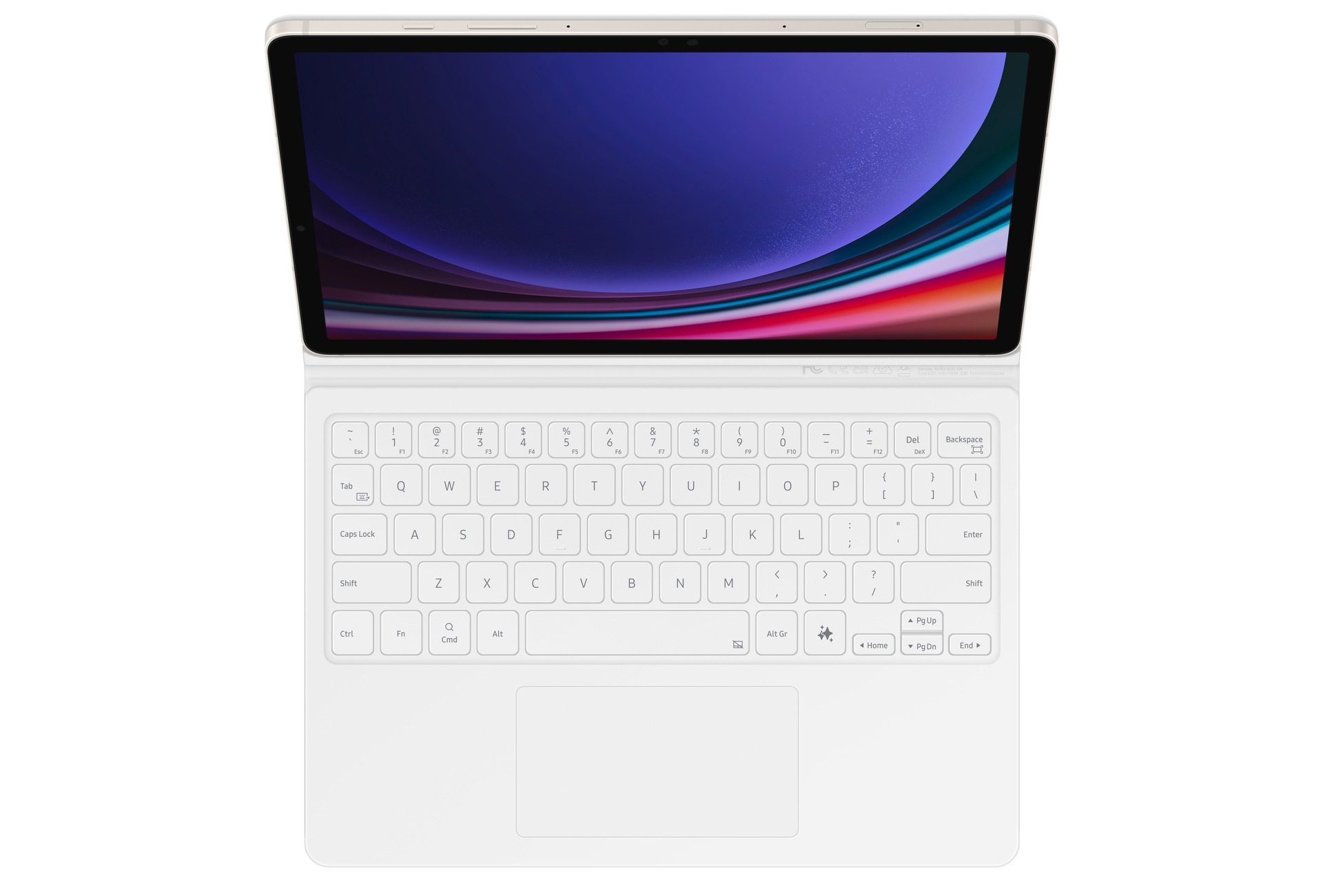 Samsung Tablet-Hülle »Book Cover Keyboard für Galaxy Tab S9 | S9 FE | S10 FE«, Tastatur Cover, Schutzhülle, Tablethülle, Case, Schutzcase, stoßfest