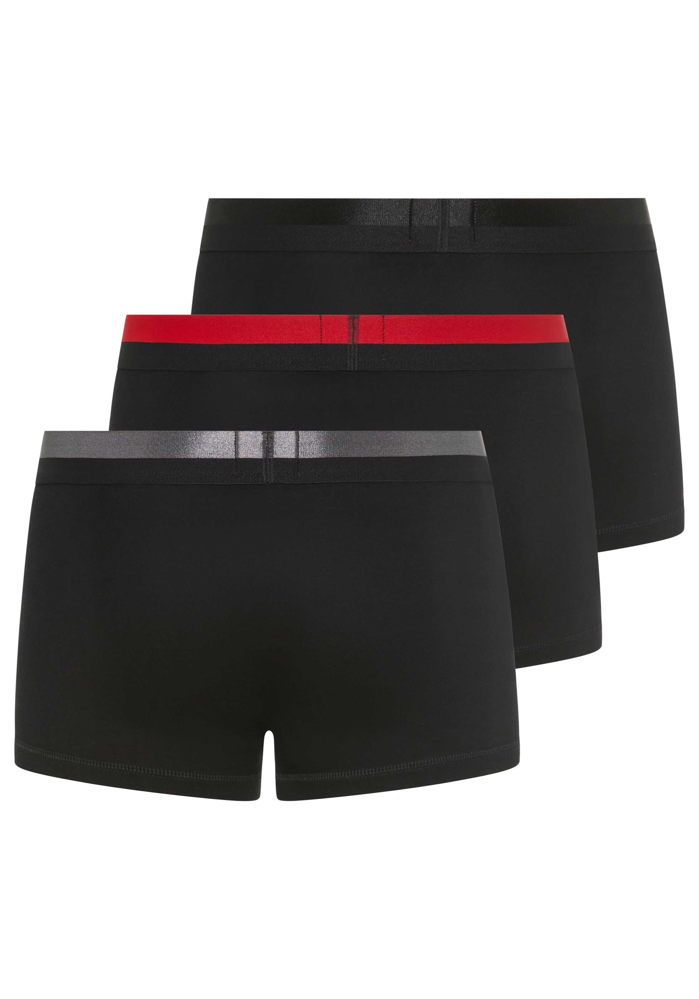 HUGO Underwear Boxershorts »TRUNK TR. SPLIT LOGO«, (3 St.), enganliegend, kurzes Bein