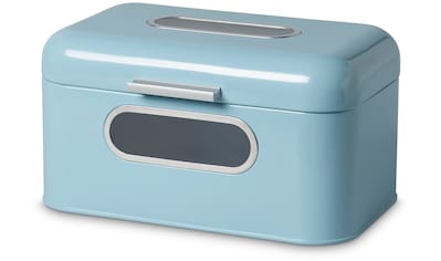 Brotkasten »Retro-Brotbox aus Metall mit Sichtfenster, Aufbewahrungsbox,«, (1 tlg.)