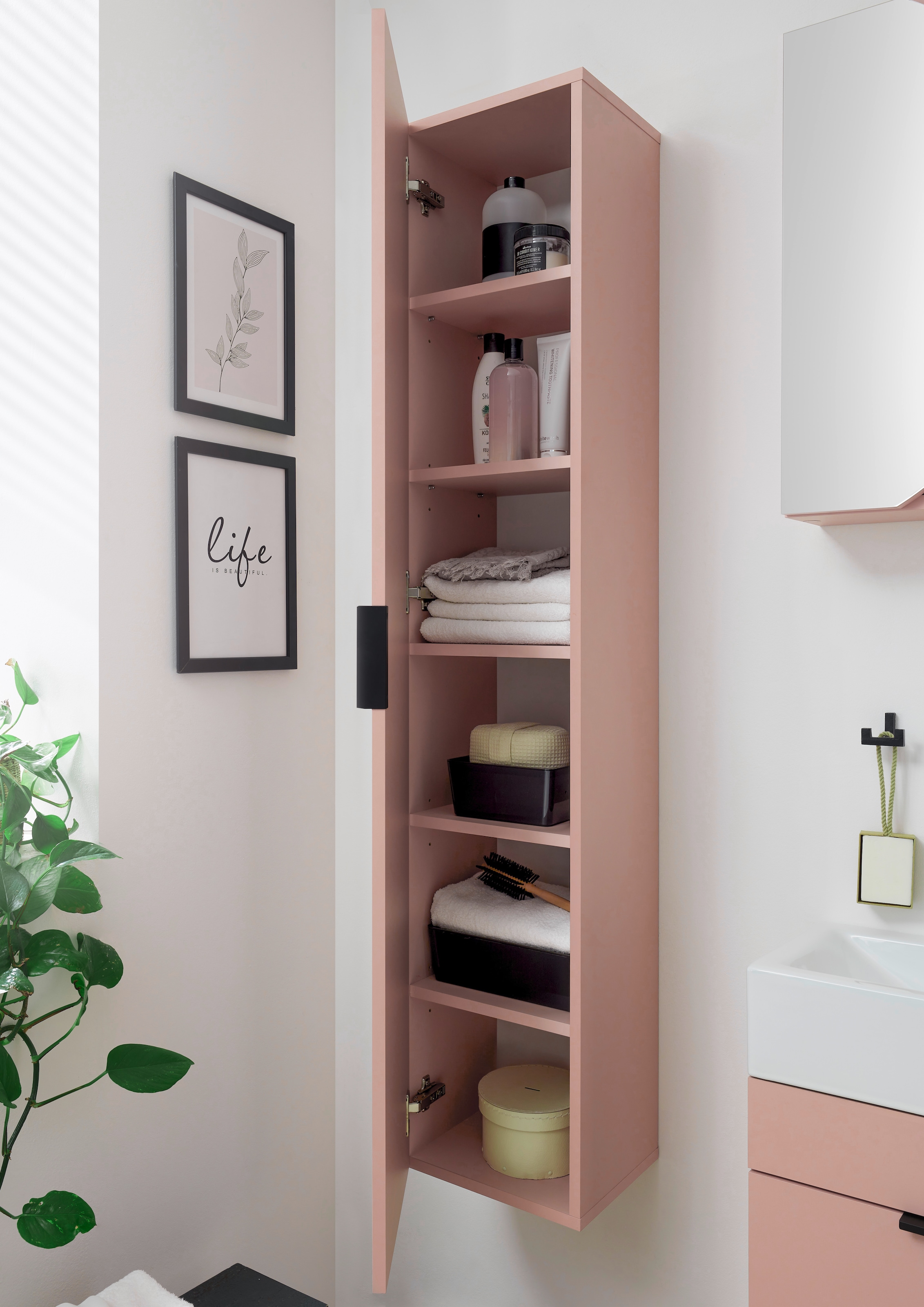 BASIC by Balculina Hochschrank »Nancy BxHxT 30x150x25 cm« 1 Stk. tlg. Breite 30 cm, hängend