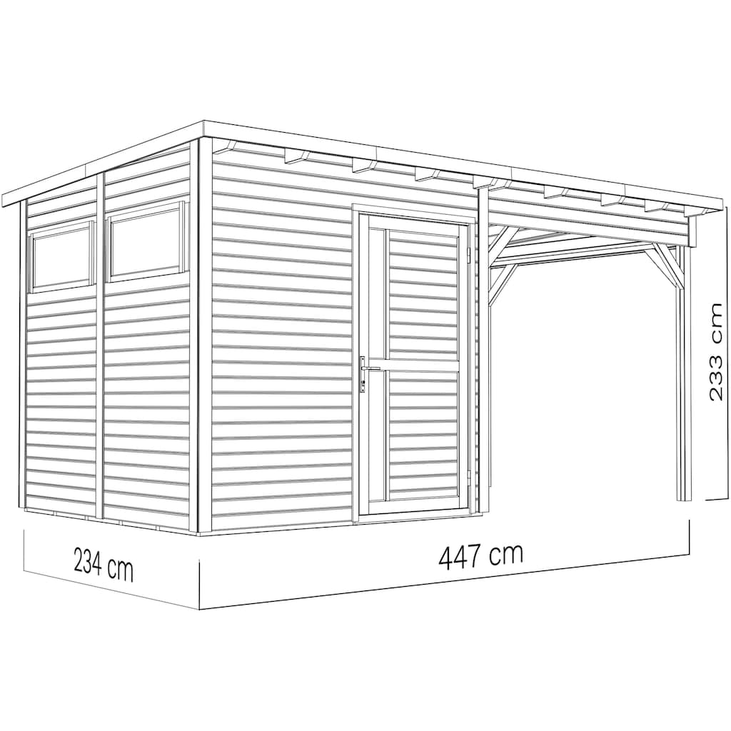 BERTILO Gartenhaus »Pentus 2«, (Set)