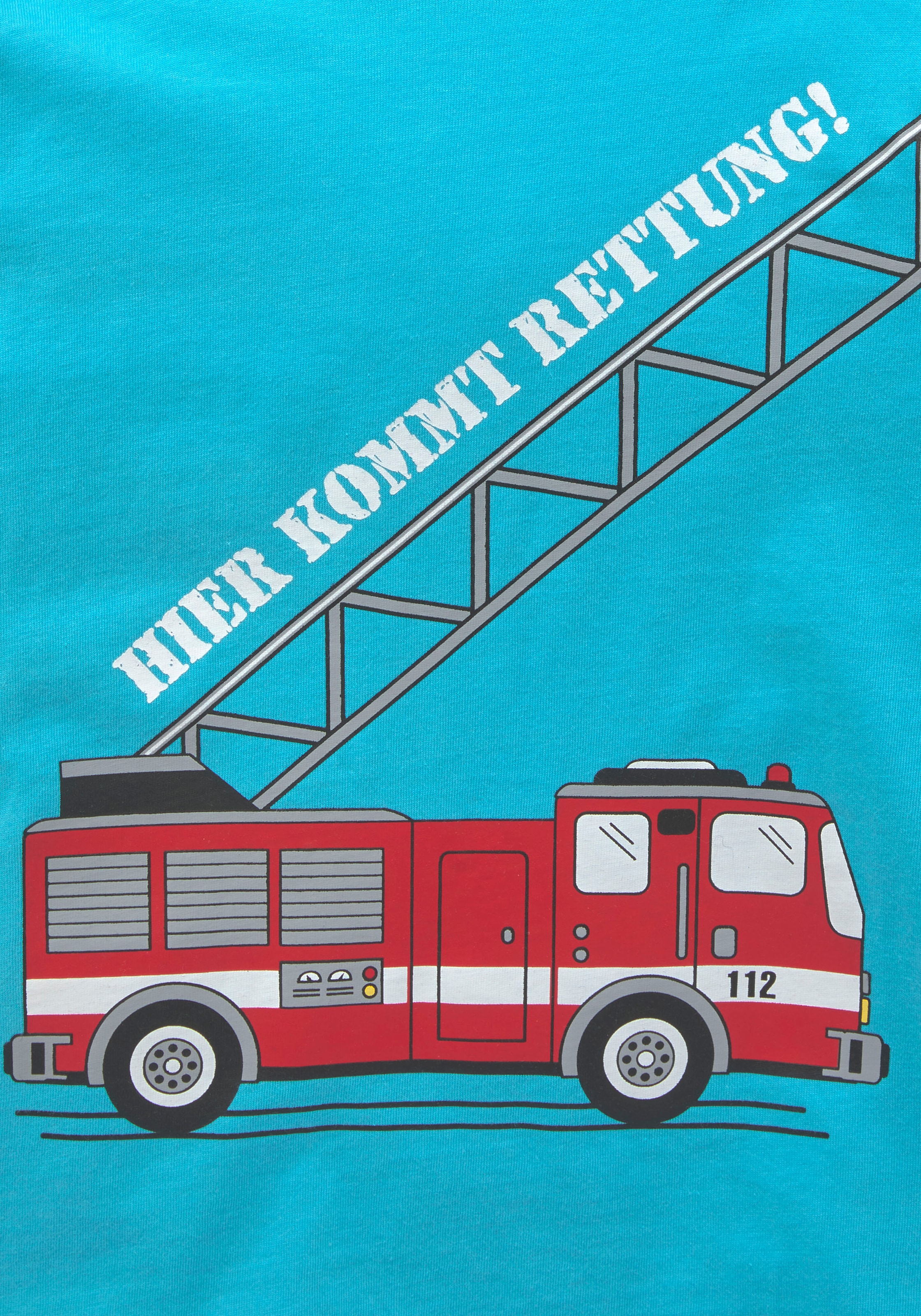 kaufen Feuerwehr Langarmshirt | »HIER KIDSWORLD BAUR RETTUNG«, KOMMT
