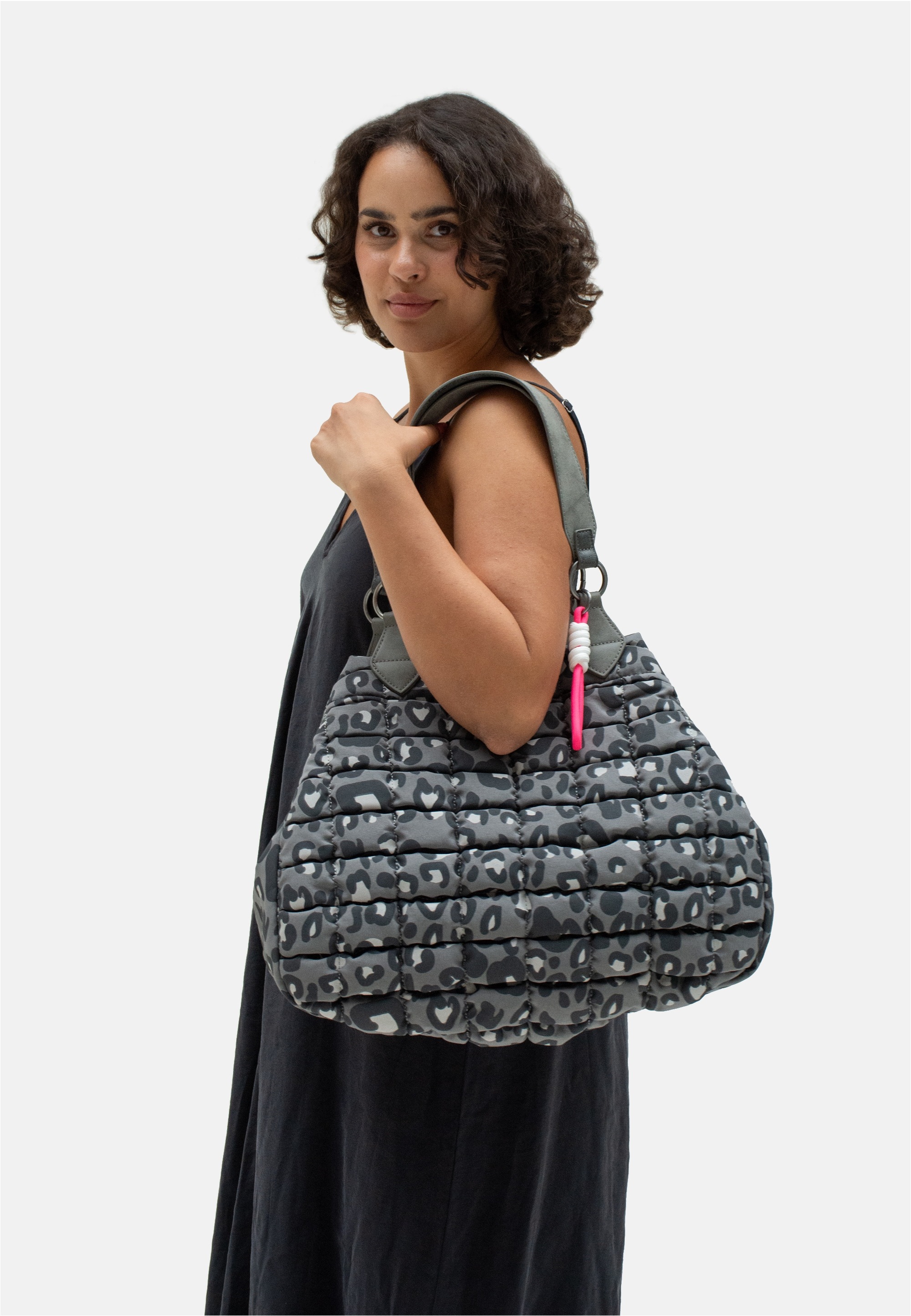 Fritzi aus Preußen Henkeltasche »Leo Bubble Soft Anthra«, mit tollem Griff und großen Füllvolumen