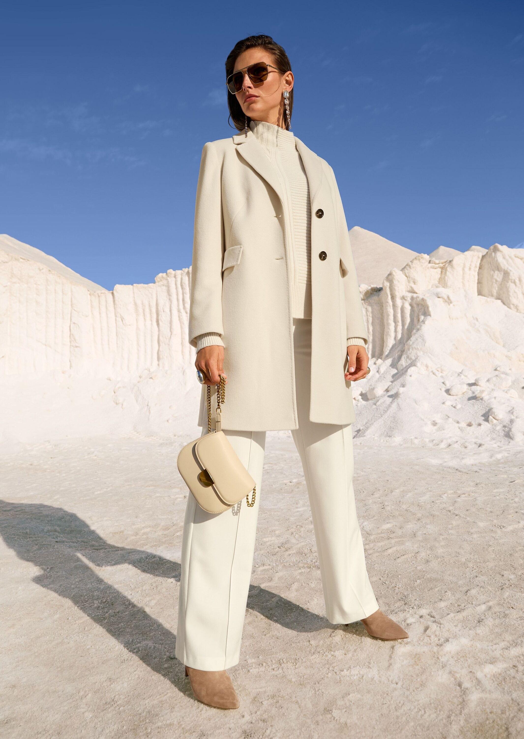 MADELEINE Langmantel »Trenchcoat Trenchcoat mit Reverskragen«