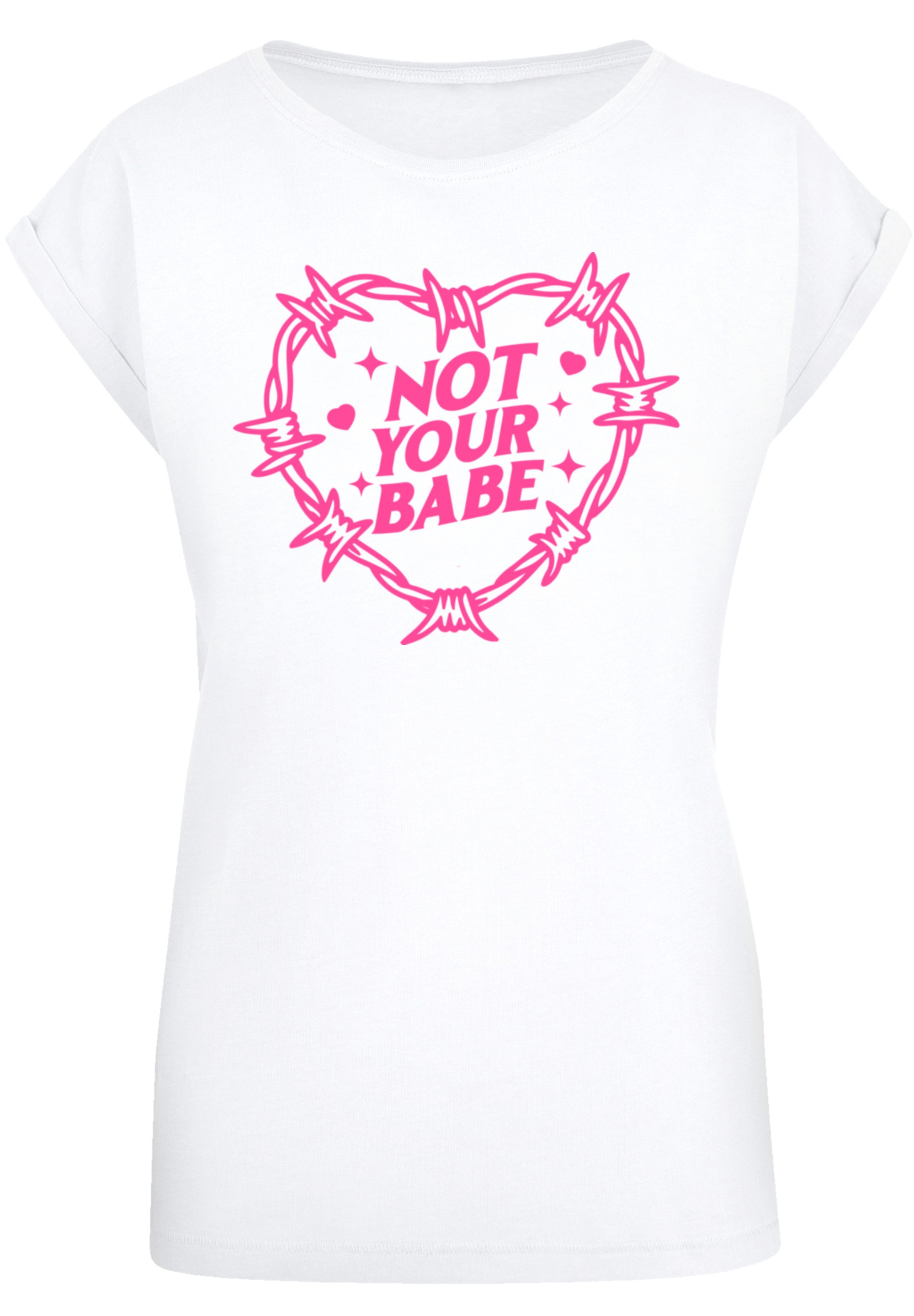 F4NT4STIC T-Shirt »Unabhängige Frau Not Your Babe Frauentag«, Premium Qualität