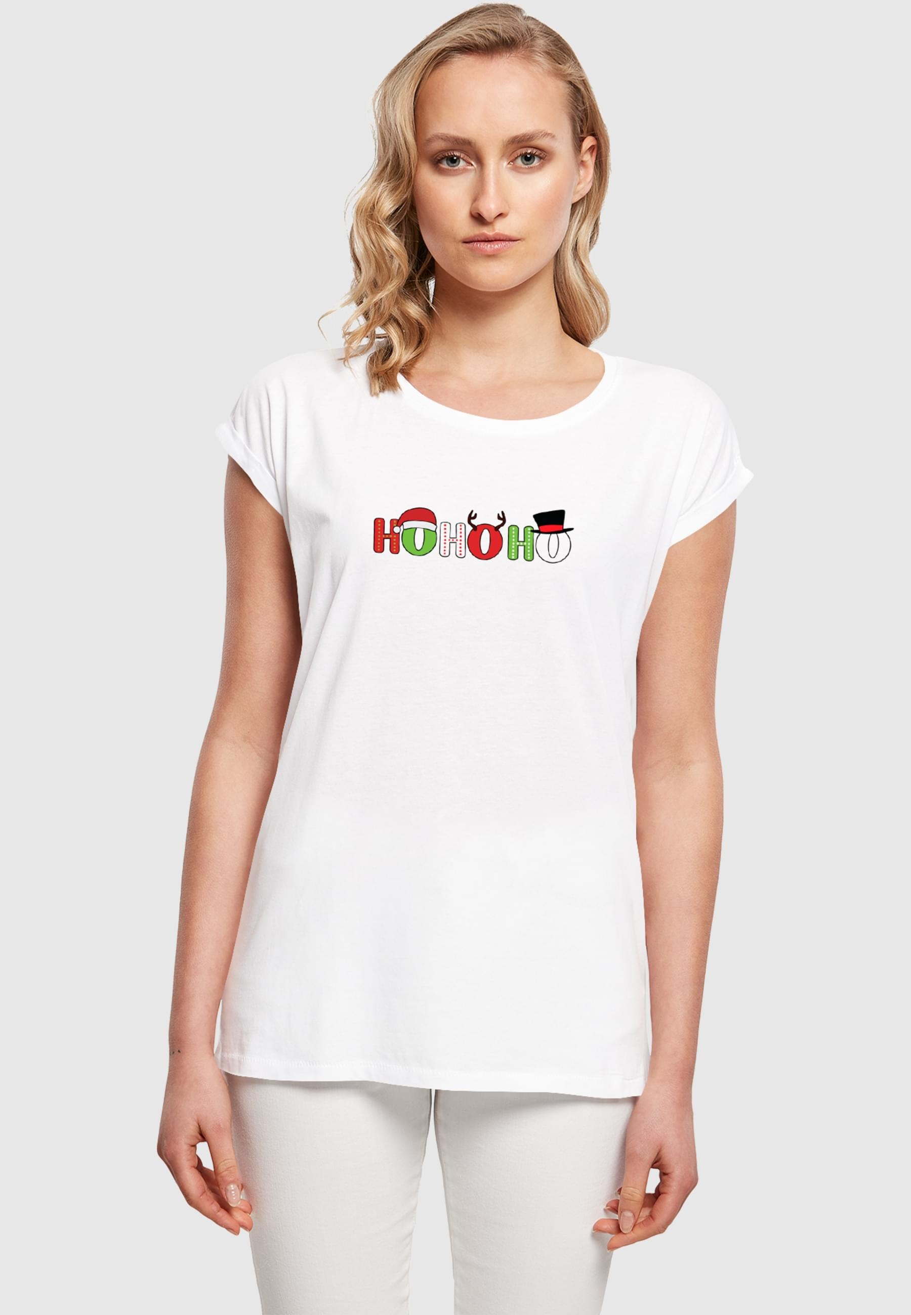 Merchcode T-Shirt »Merchcode Ladies Chistmas Ho Ho Ho Tee«, (1 tlg.)