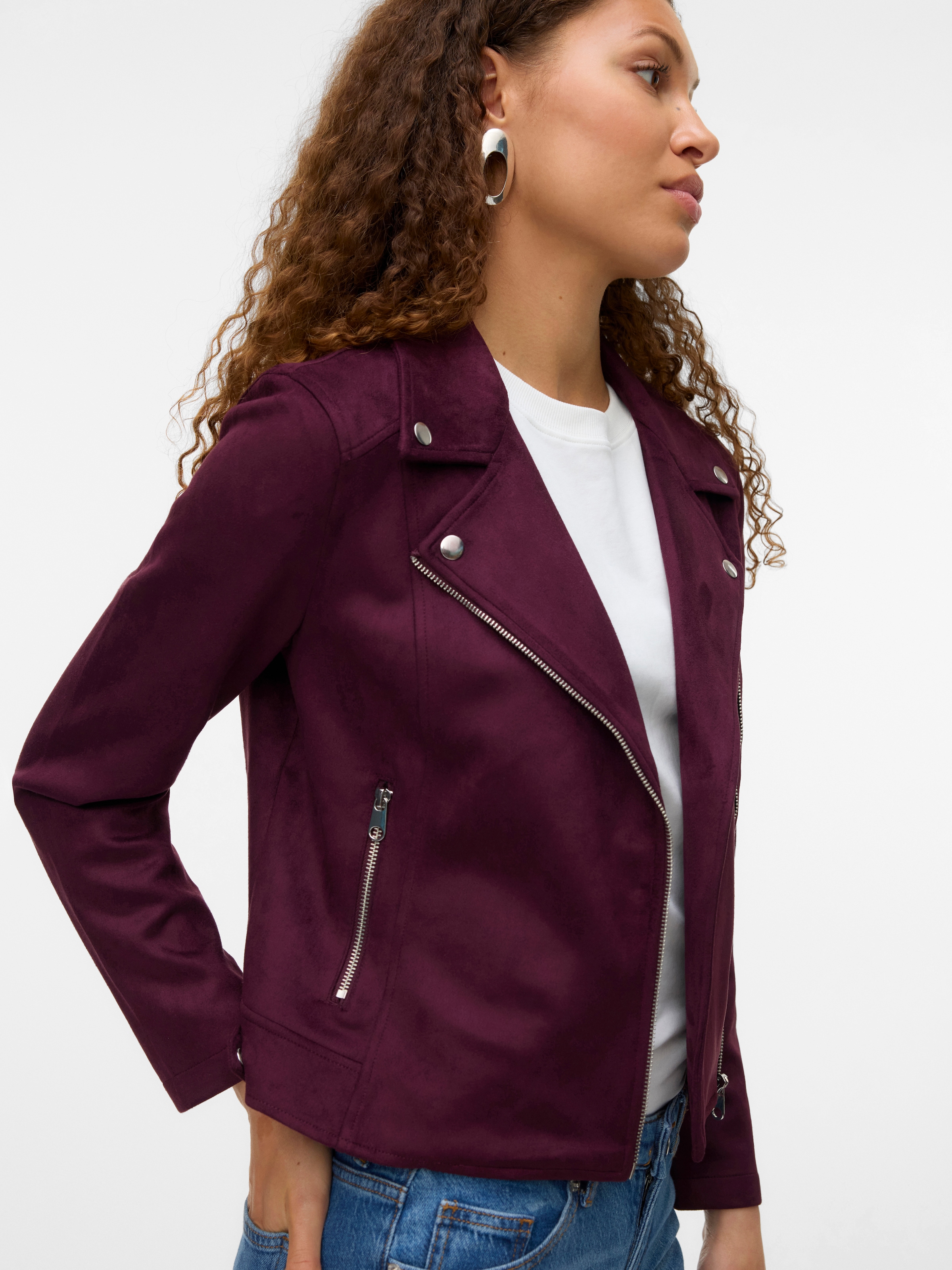 Vero Moda Lederimitatjacke "VMJOSE SHORT FAUX SUEDE JACKET NOOS" günstig online kaufen
