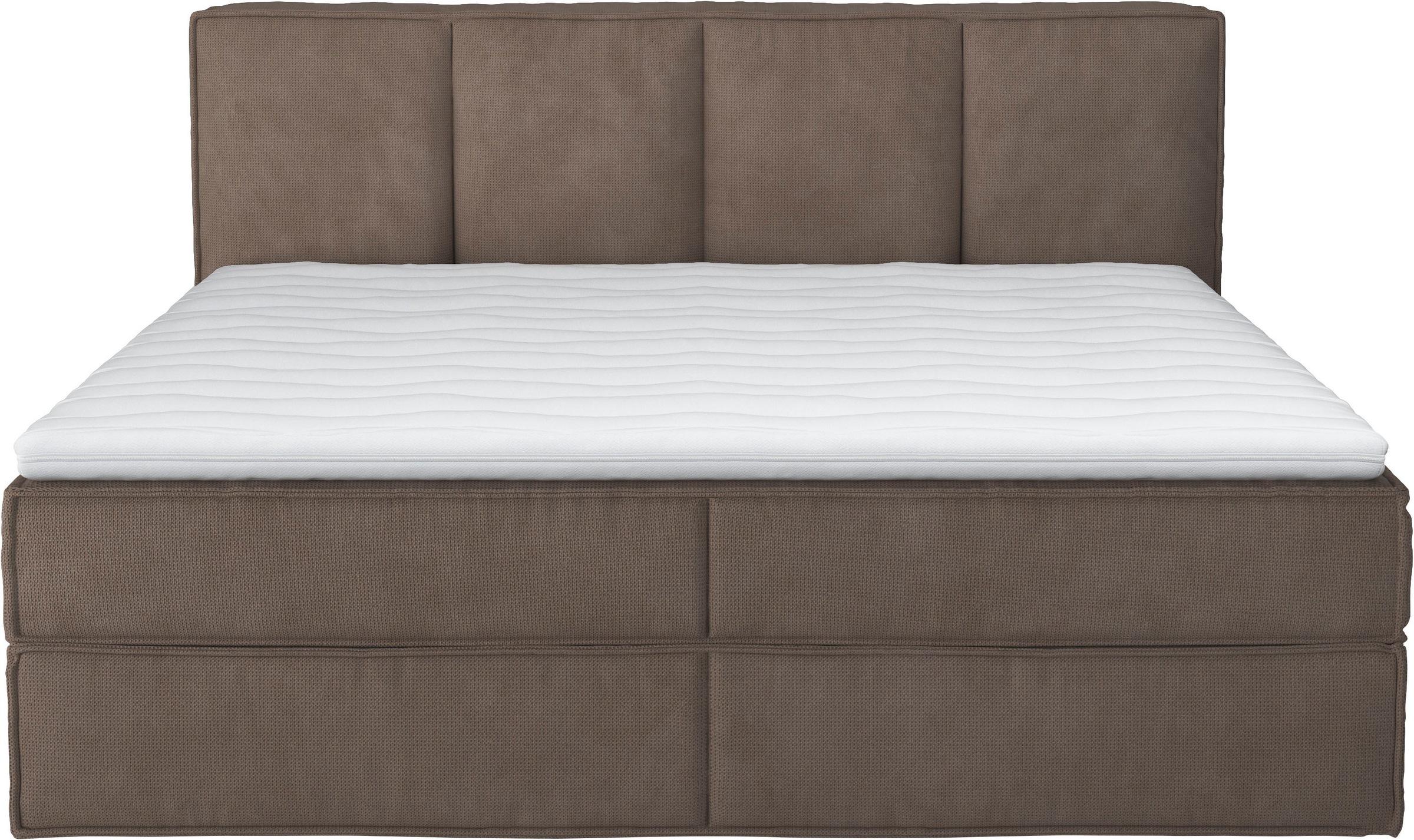 Thumbnail - Home affaire Boxspringbett "Milano", Boxbett inkl. Topper, 2 Matratzen, Härtegrade H2, H3 und H4 wählbar