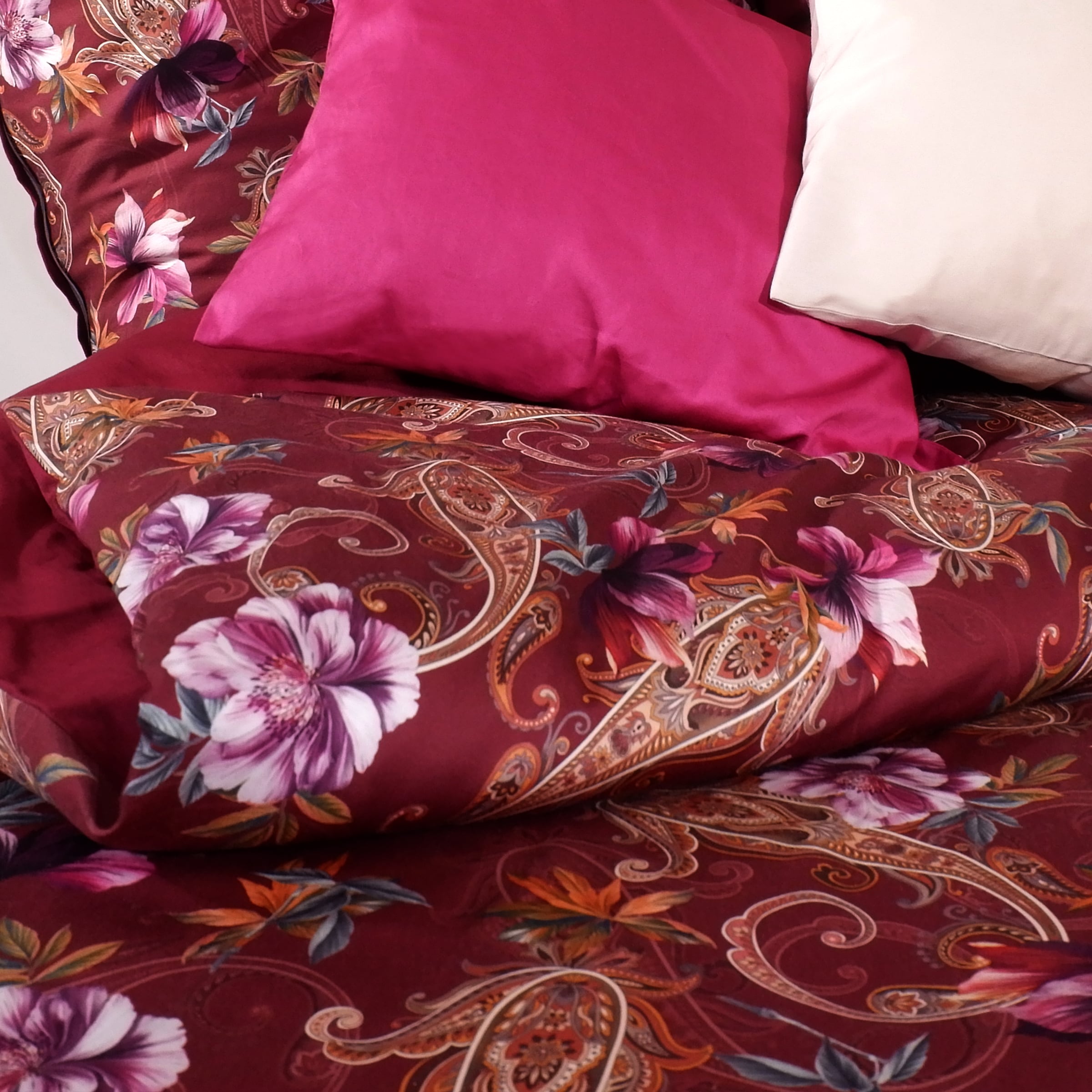 fleuresse Wendebettwäsche »Bed Art S«, Mako Satin 100% Baumwolle mit Reißverschluss