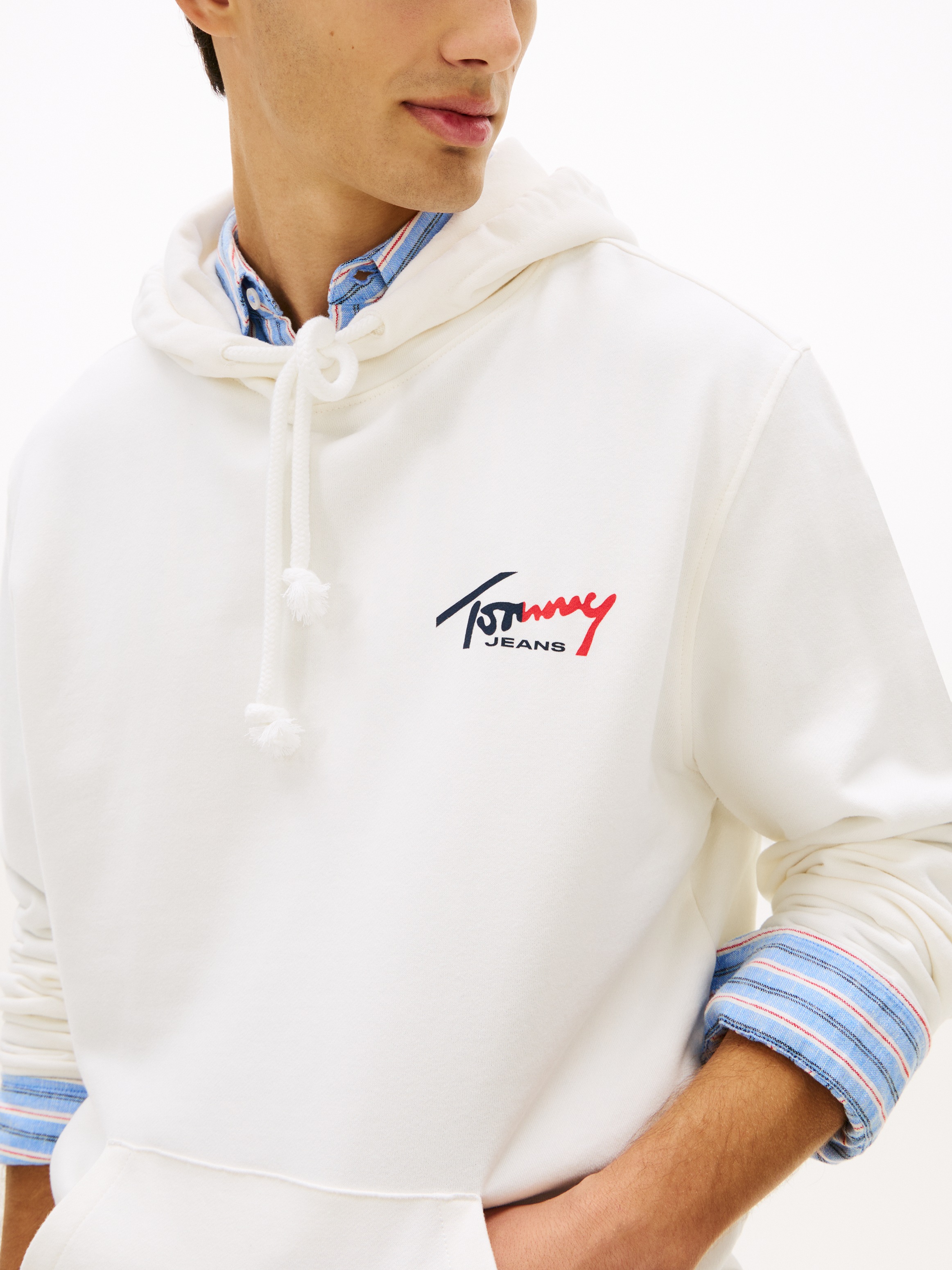 Tommy Jeans Kapuzensweatshirt "TJM REGULAR ENTRY SIGN", Regular fit mit Kap günstig online kaufen