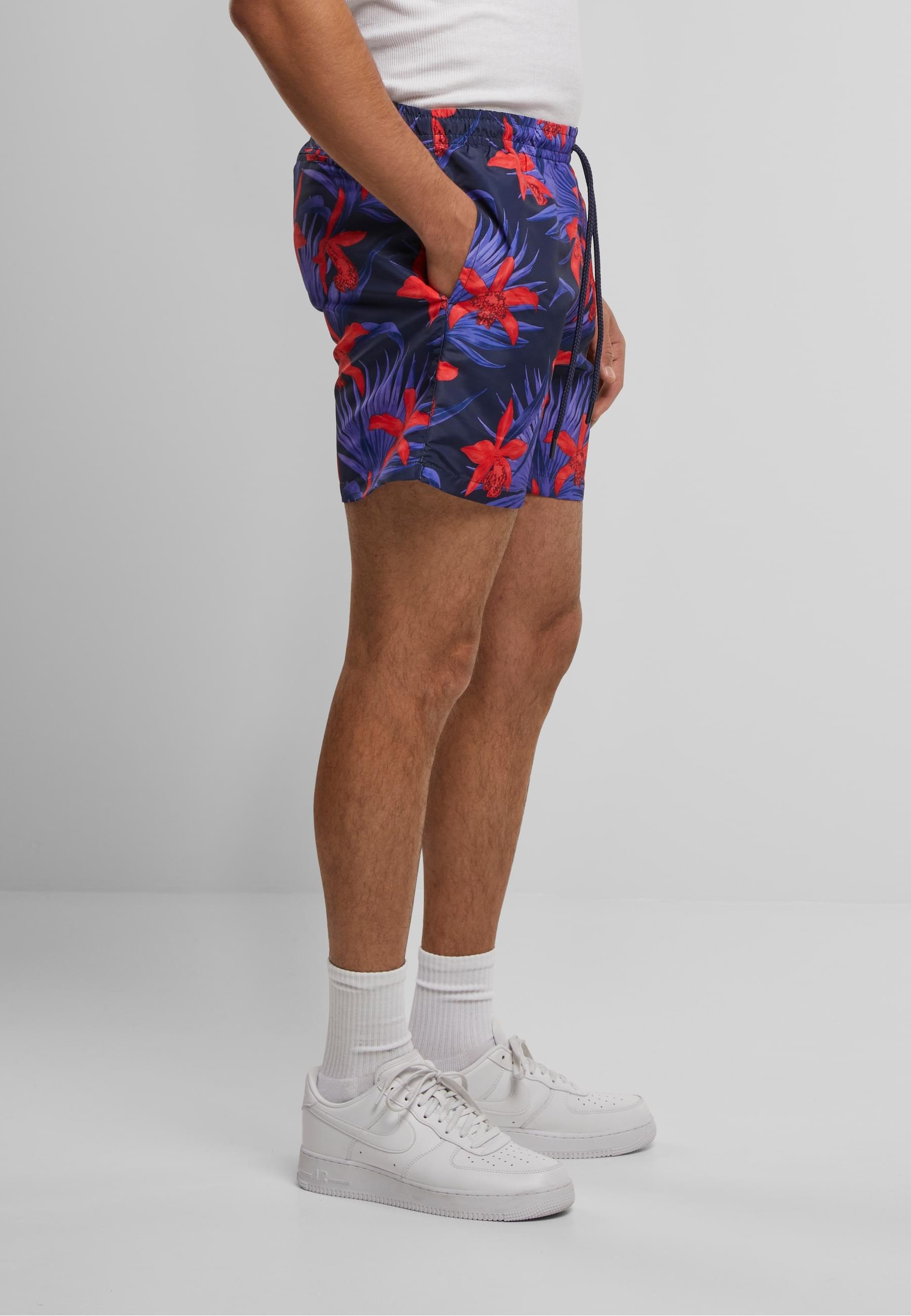 URBAN CLASSICS Badeshorts »Urban Classics Herren Pattern Swim Shorts«