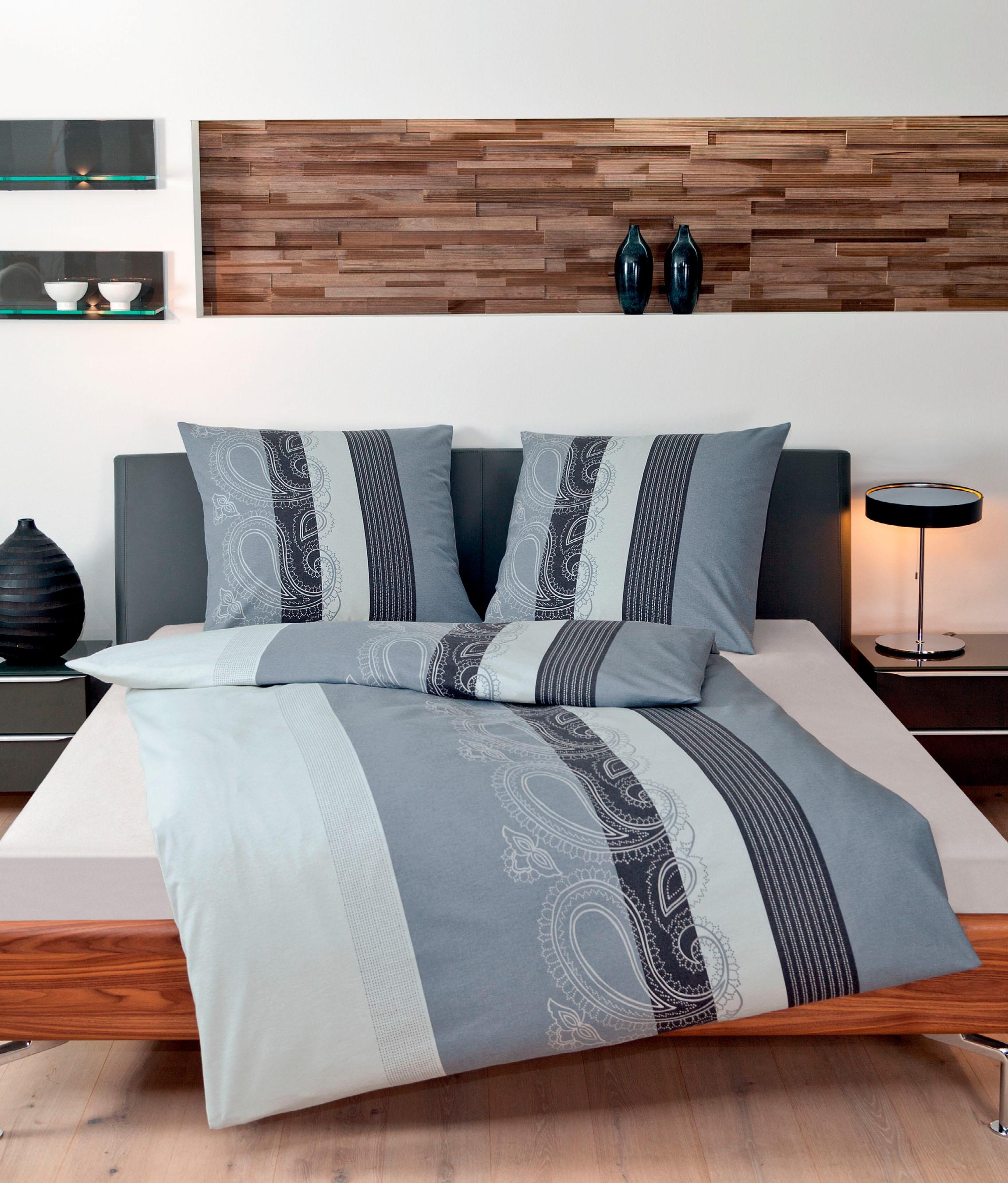 Janine Bettwäsche "DAVOS 6456" 2 Stk. elegante Bettwäsche aus Baumwolle, in günstig online kaufen