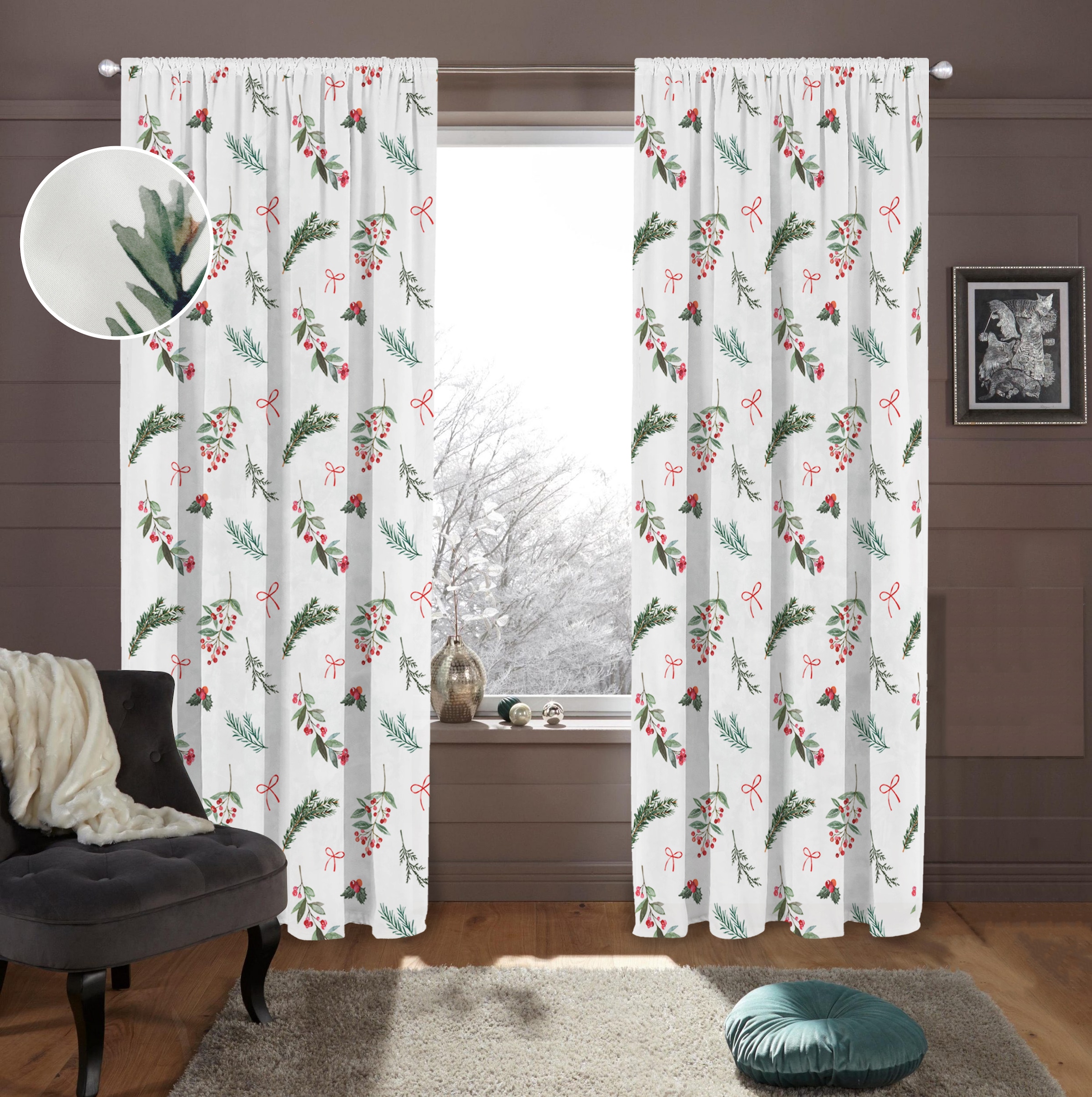 OTTO home Gardine "Joy" Stangendurchzug 1 Stk. tlg. günstig online kaufen