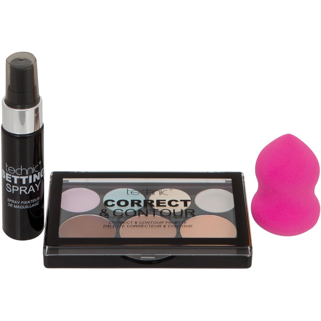 technic Make-up Set »Correct«, (Set, 3 tlg.)