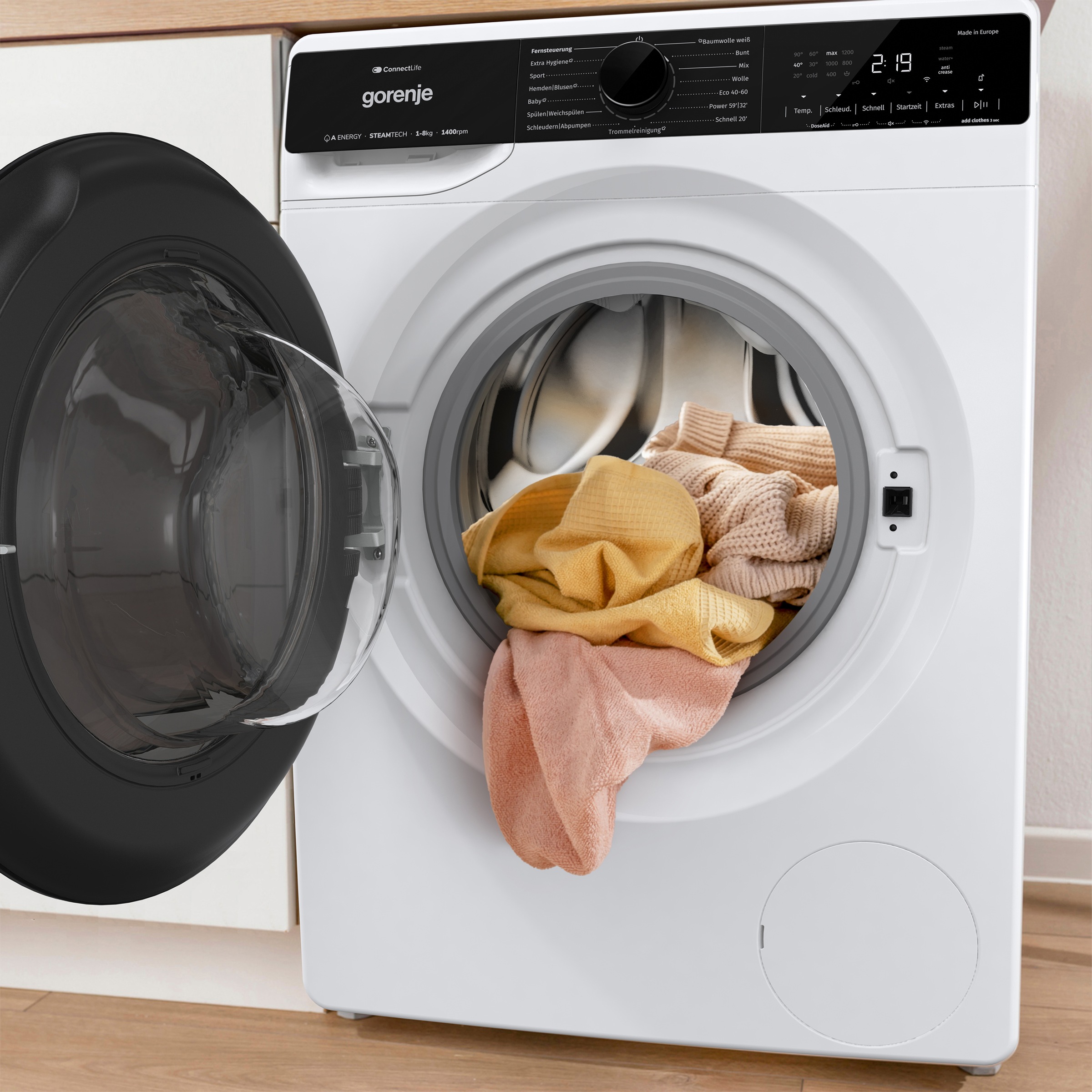 GORENJE Waschmaschine »WPNA84A2TS«, 8 kg, 1400 U/min, Energieklasse A-20%