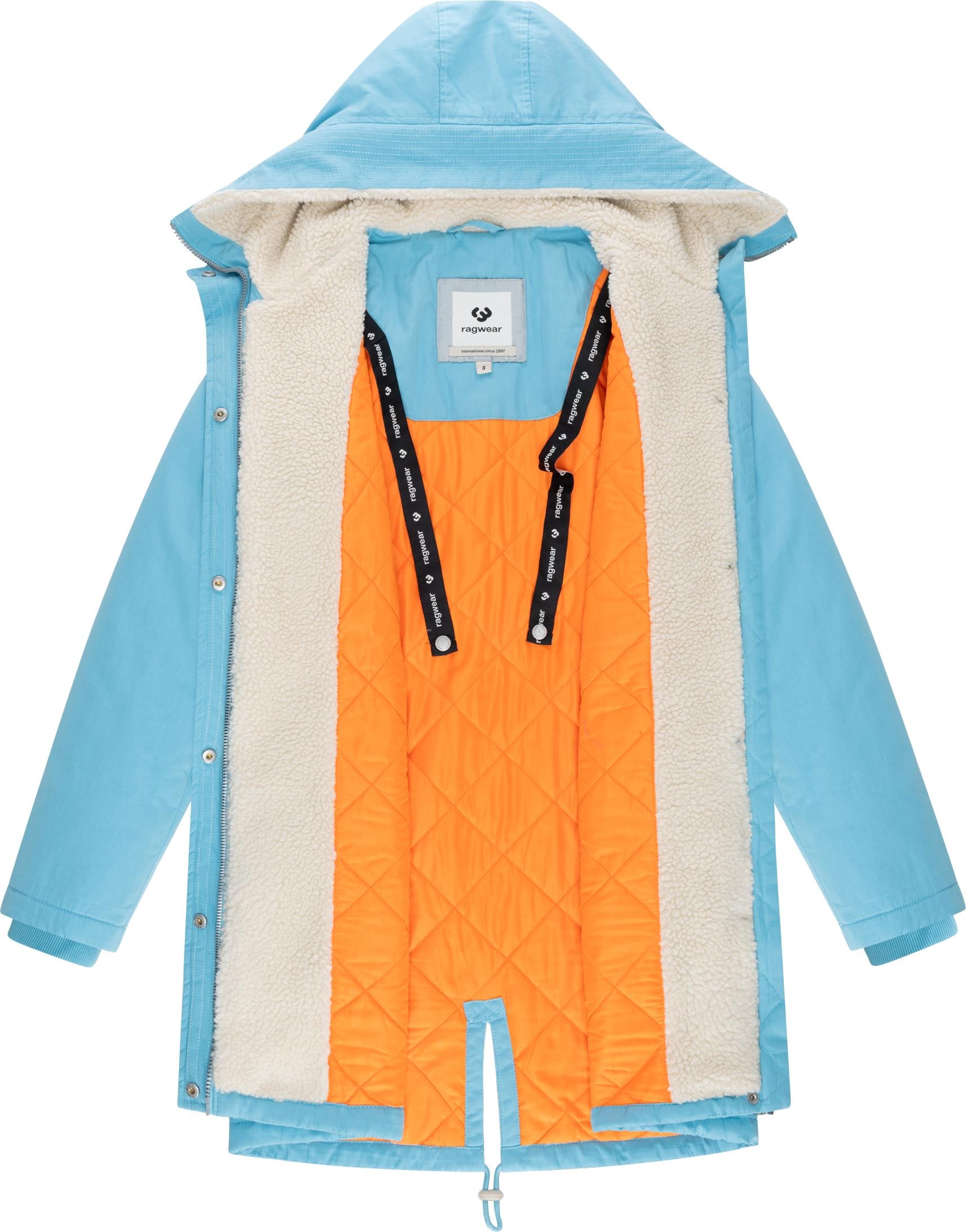 Ragwear Kurzmantel »Coogle YOUMODO« Kurzer Damen Wintermantel mit Rucksack-Trägern