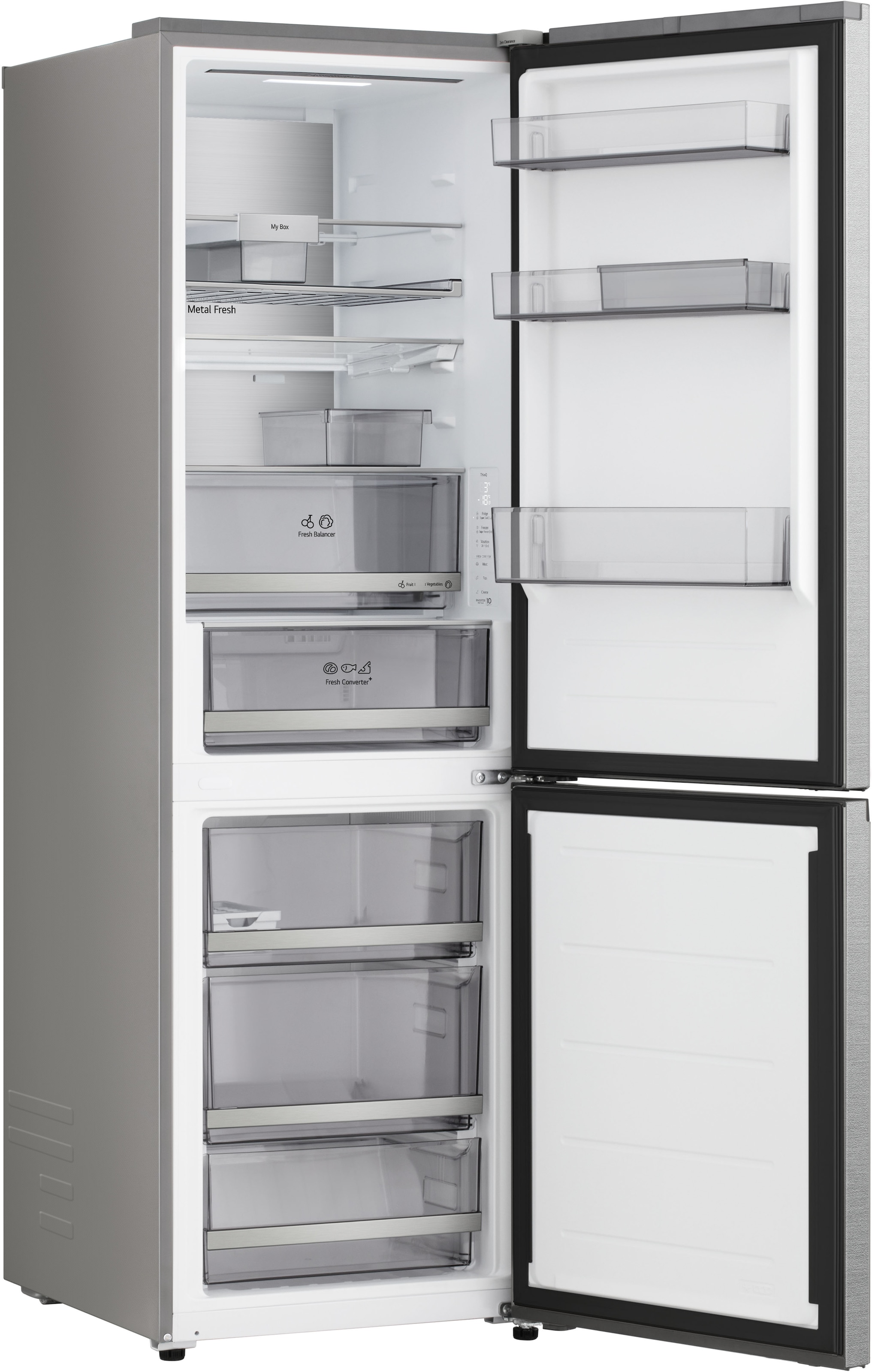 LG Kühl-/Gefrierkombination Serie 7 »GBBS716AMB« 186 cm hoch 59,7 cm breit