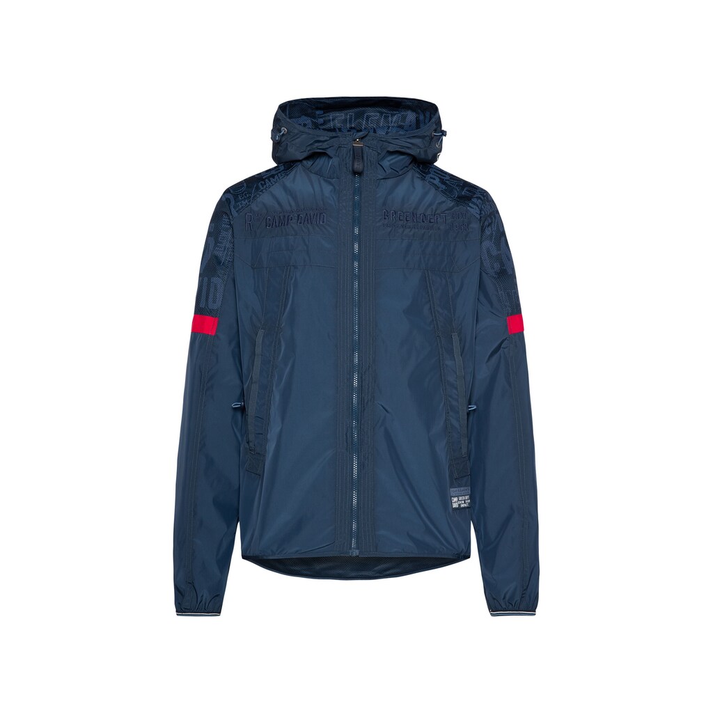 CAMP DAVID Regenjacke, mit Kapuze