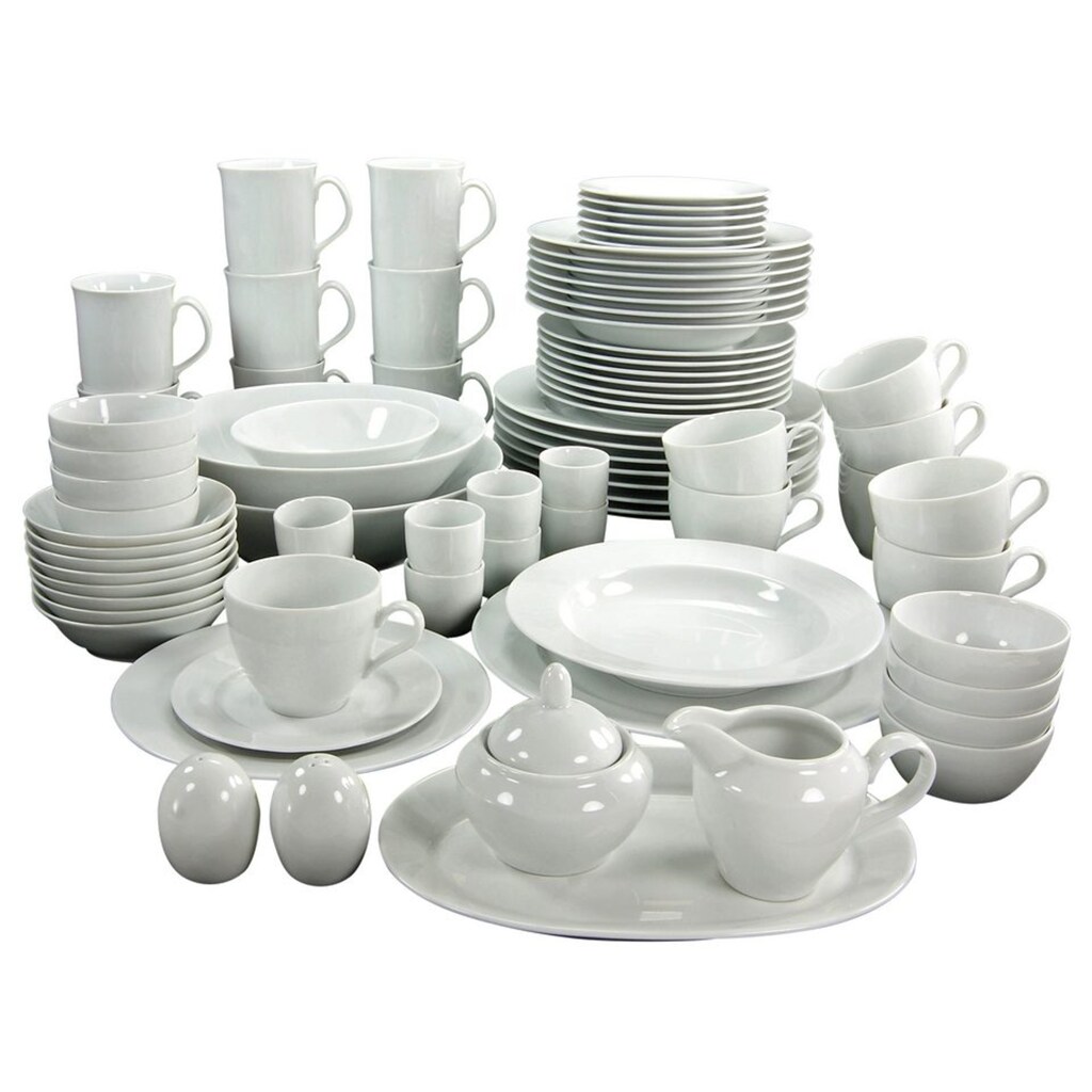 CreaTable Kombiservice »RITMO«, (Set, 80 tlg.), Mikrowellengeeignet