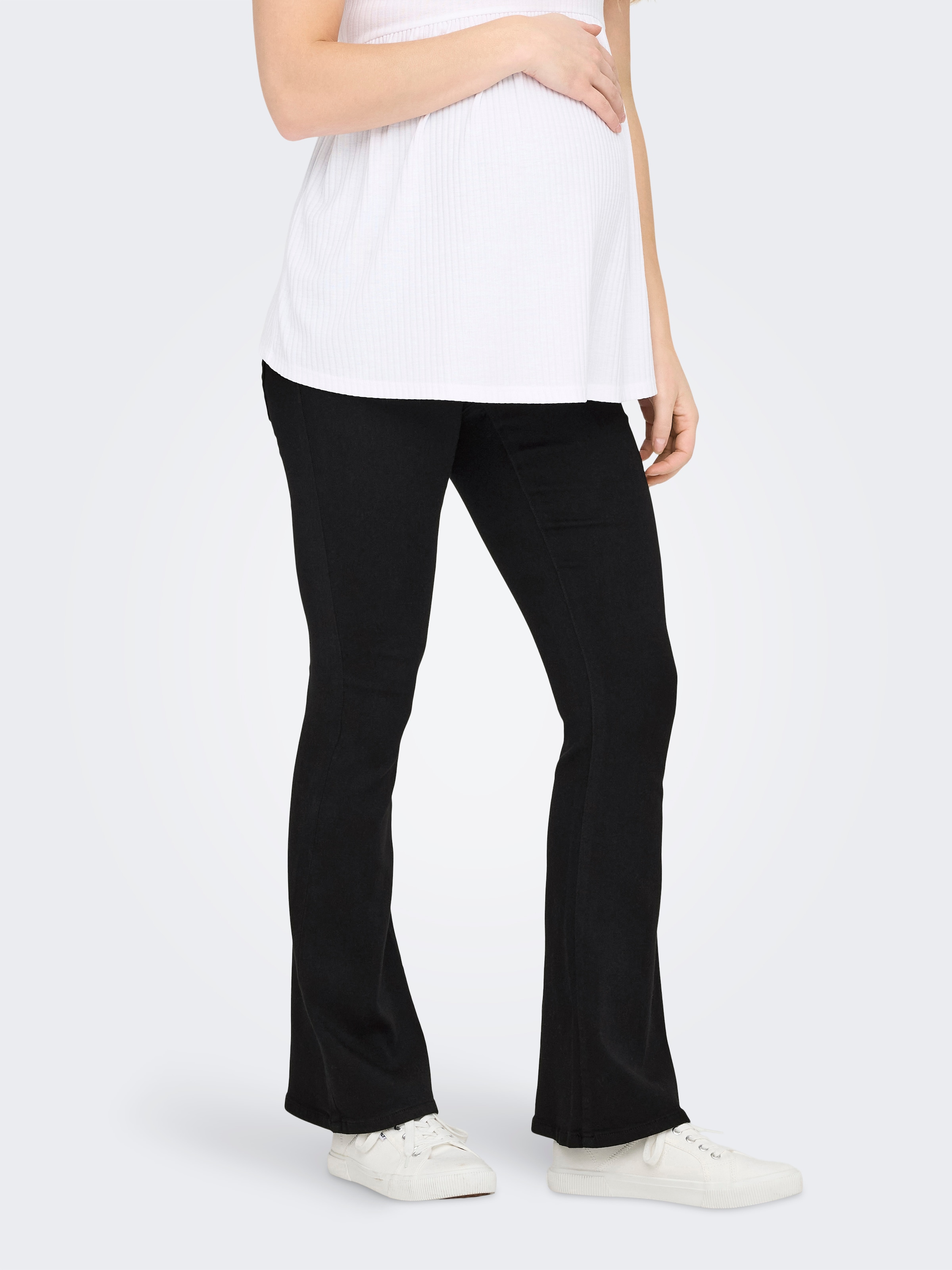 ONLY MATERNITY Push-up-Jeans "OLMRAIN LIFE REG PUSH UP FLARED NOOS" günstig online kaufen
