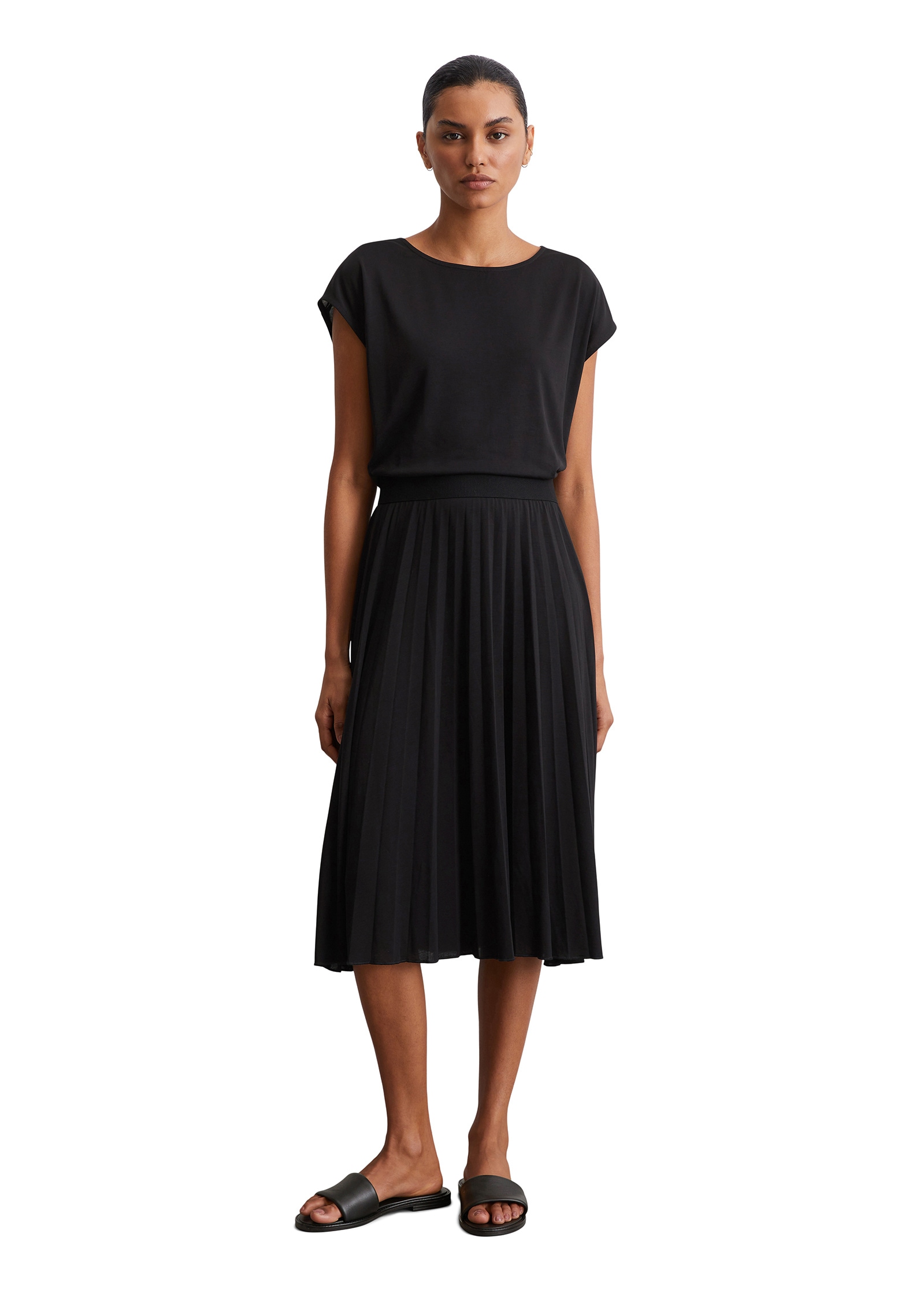 Marc O'Polo Jerseykleid »und plissiertem Rock«
