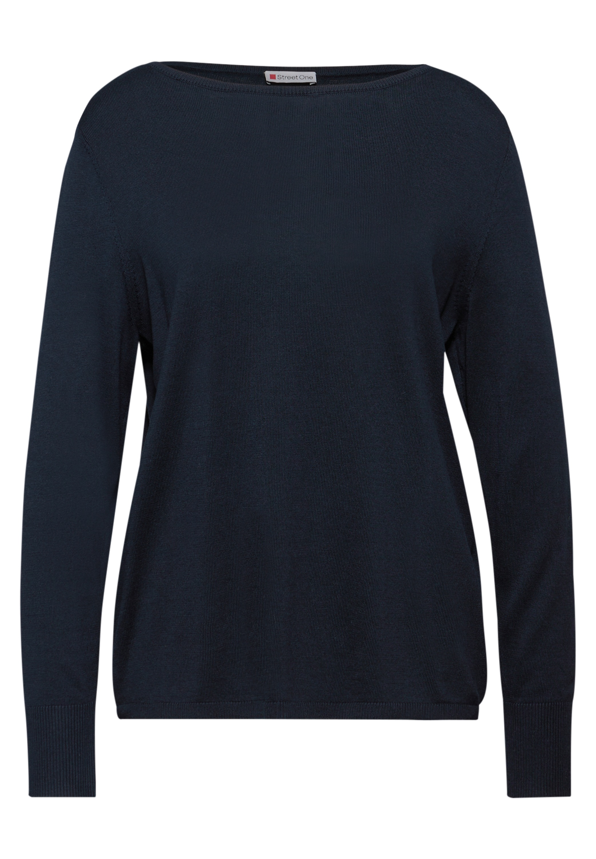 STREET ONE Strickpullover , aus elastischem Materialmix
