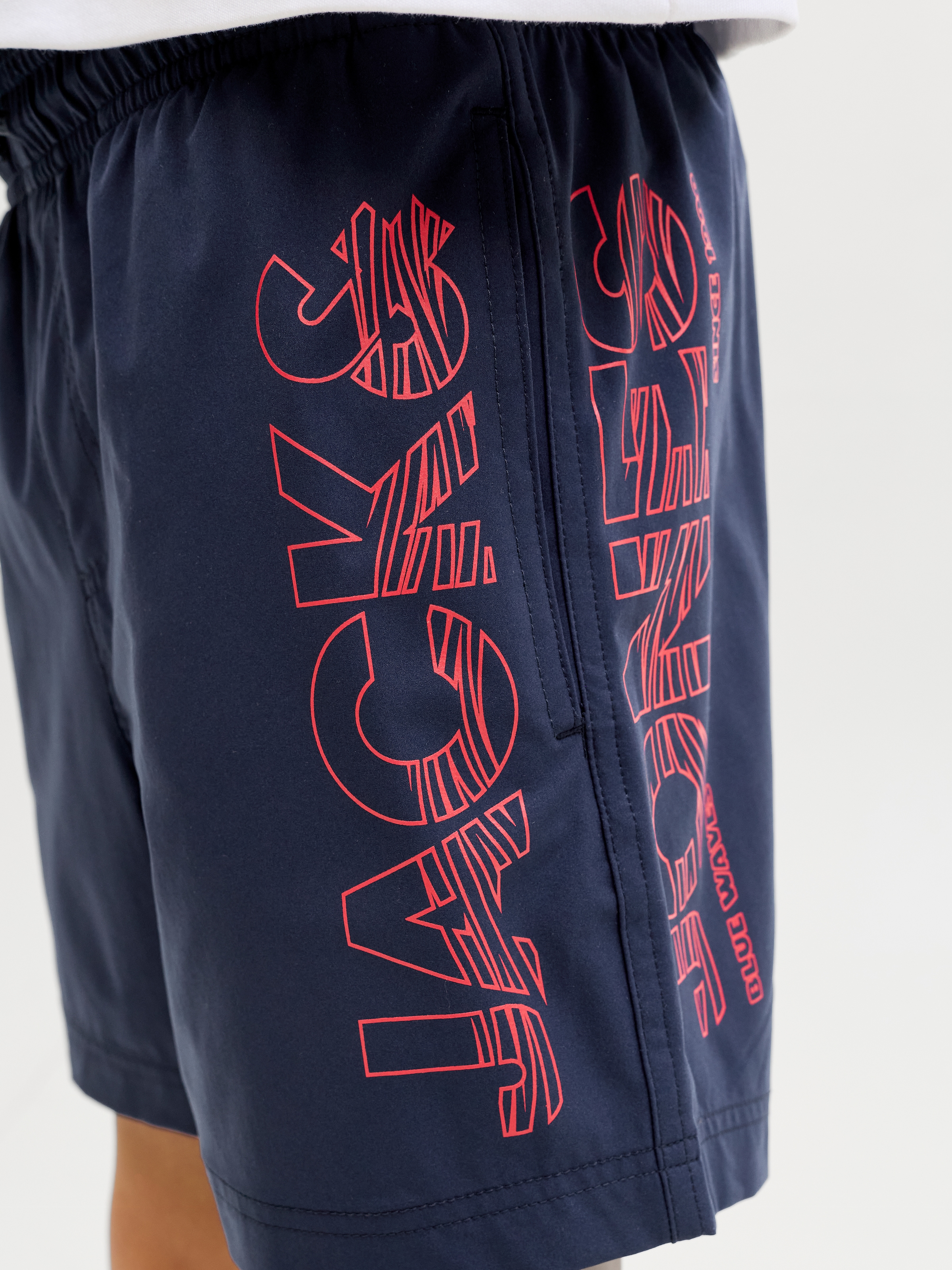 Jack & Jones Junior Badeshorts »JPSTMAUI WAVE LOGO SWIM SHORTS SN JNR«