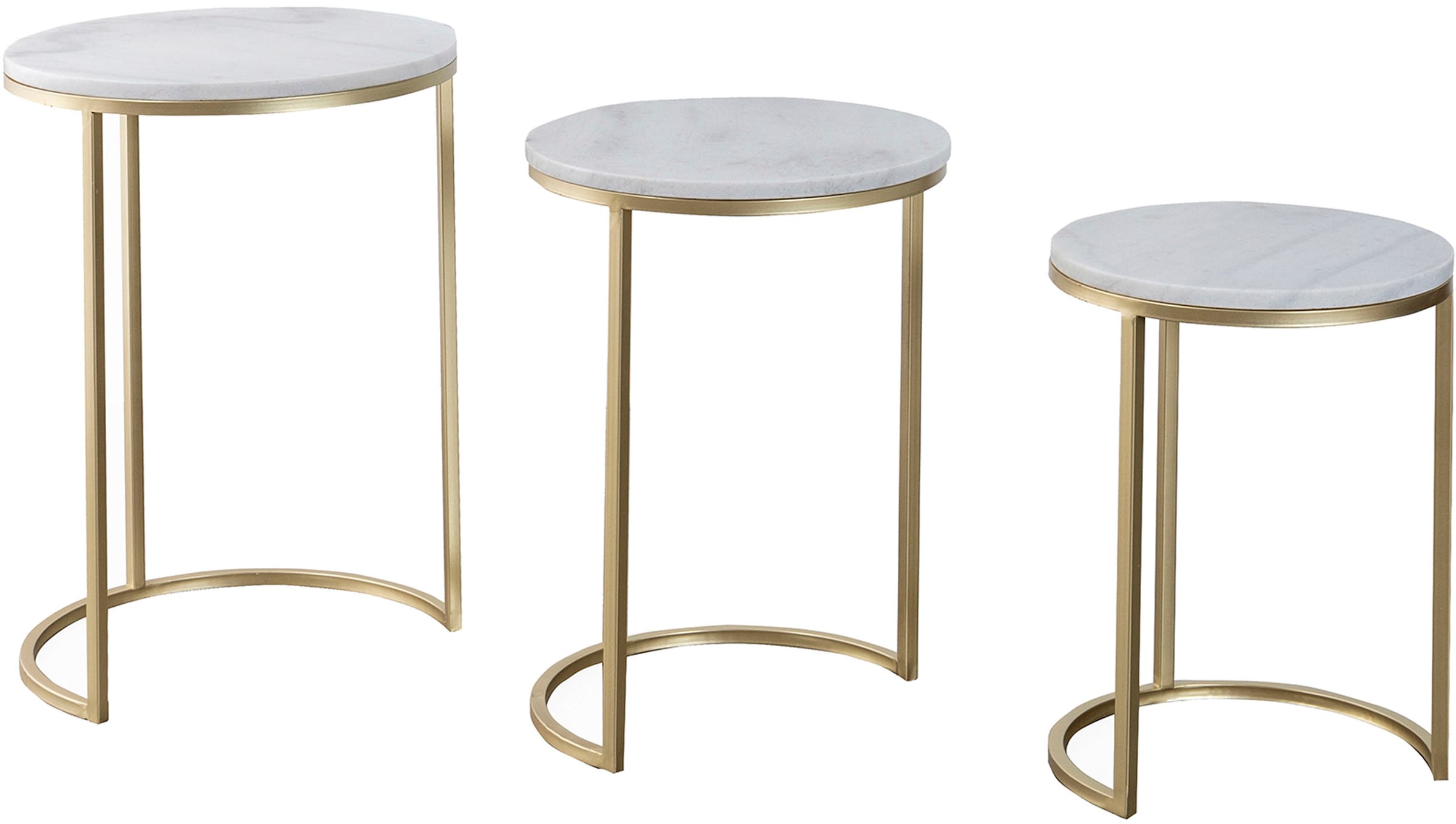 Kayoom Beistelltisch "Tria 125 3er-Set, faszinierend und auflockernd", (Set günstig online kaufen