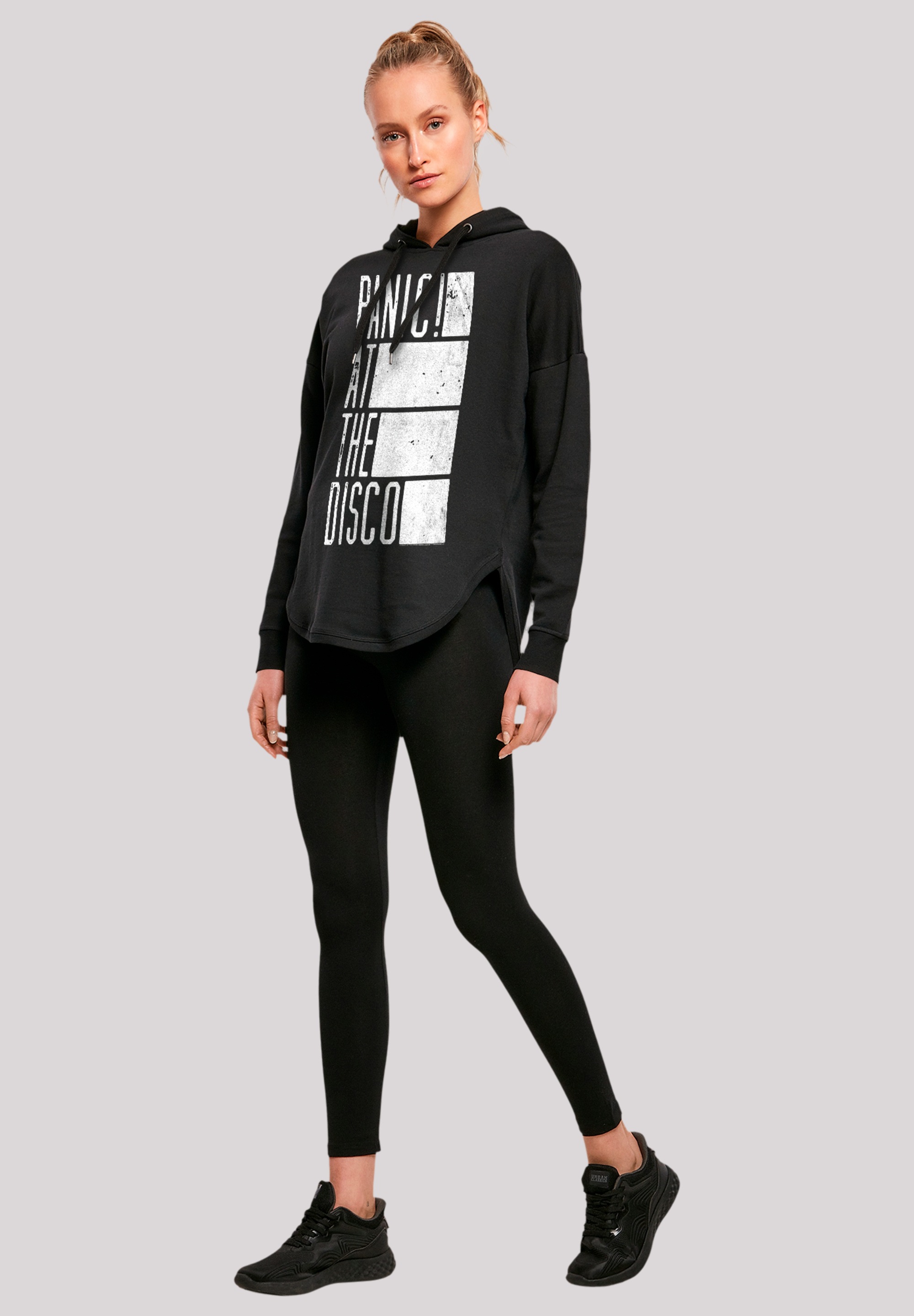F4NT4STIC Kapuzenpullover »Panic At The Disco Block Text«, Premium Qualität