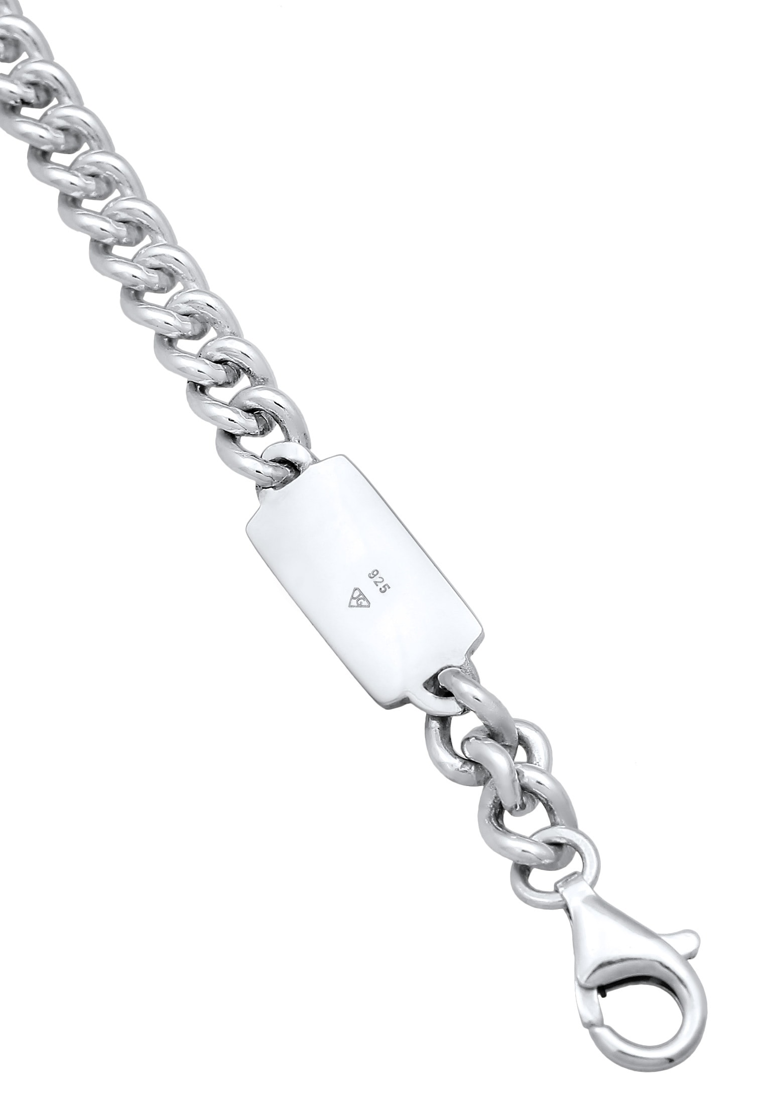 Kuzzoi Silberkette »Halskette Herren Rundpanzer Massiv 925 Silber«