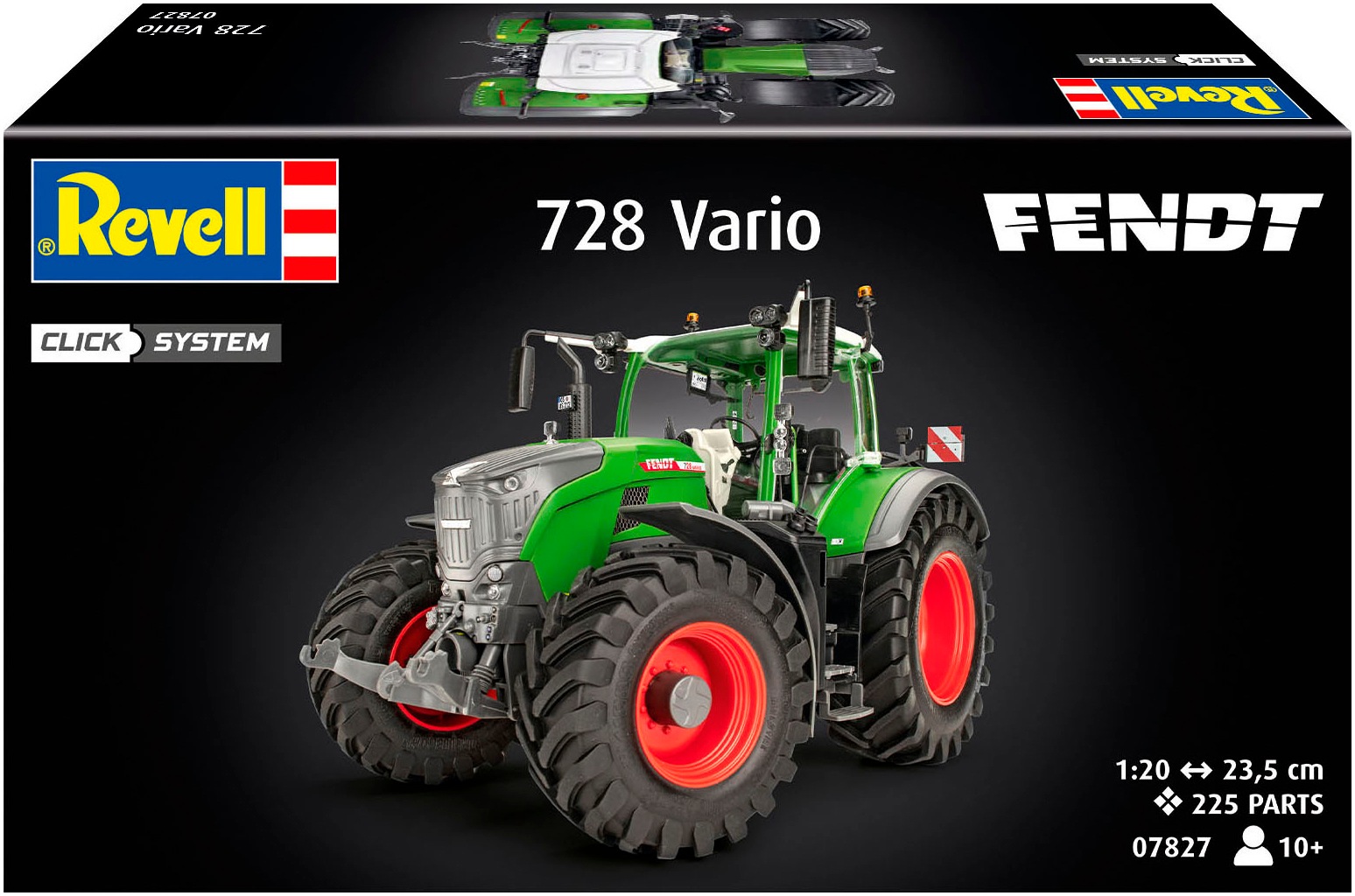 Revell® Modellbausatz »Click System, Fendt 728 Vario Traktor« 1:20 Made in Europe