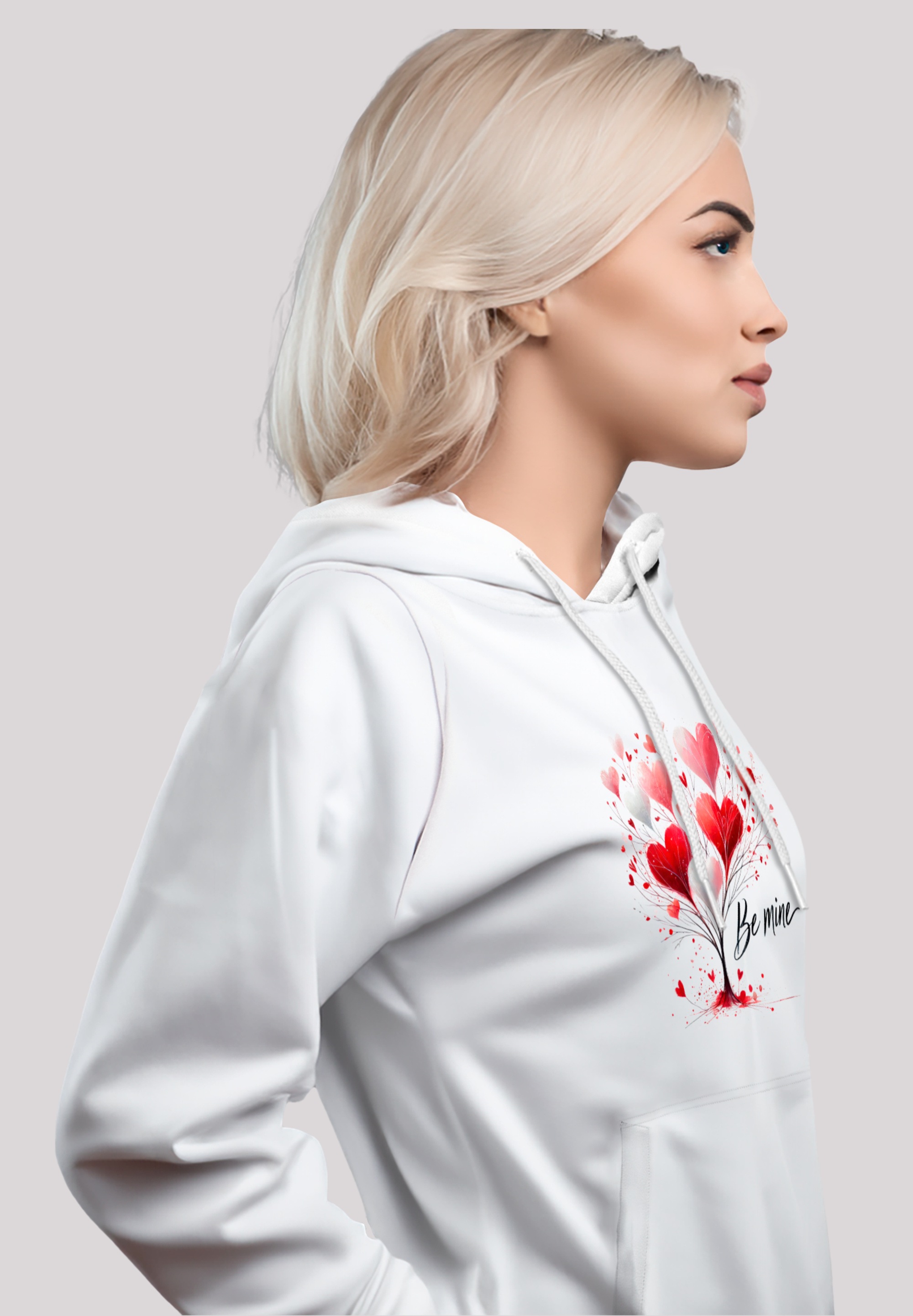 F4NT4STIC Kapuzenpullover »Herzbaum Be Mine!«, Premium Qualität